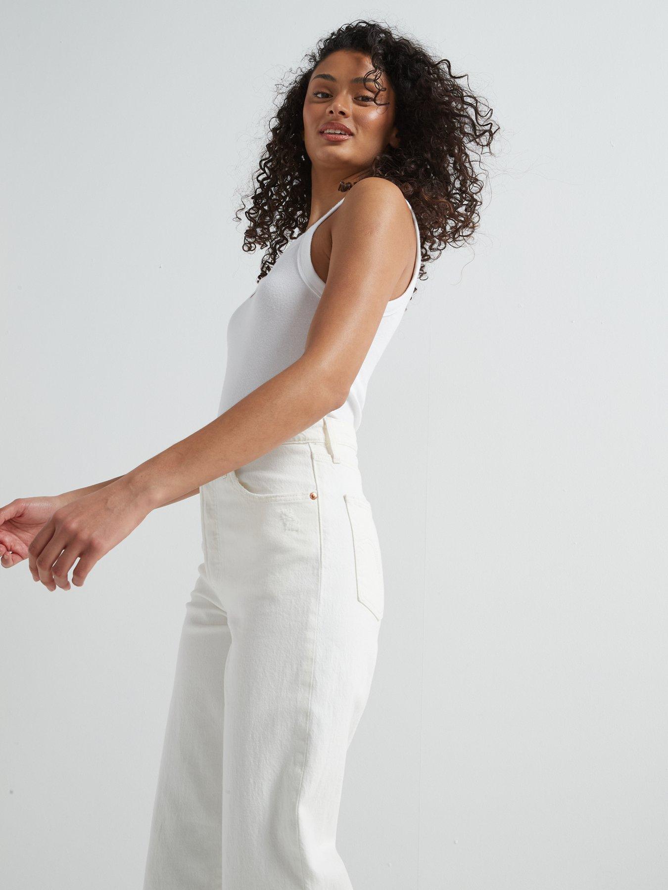 Image 4 of 5 of Levi's Ribcage Straight Ankle Jeans - Cloud Over