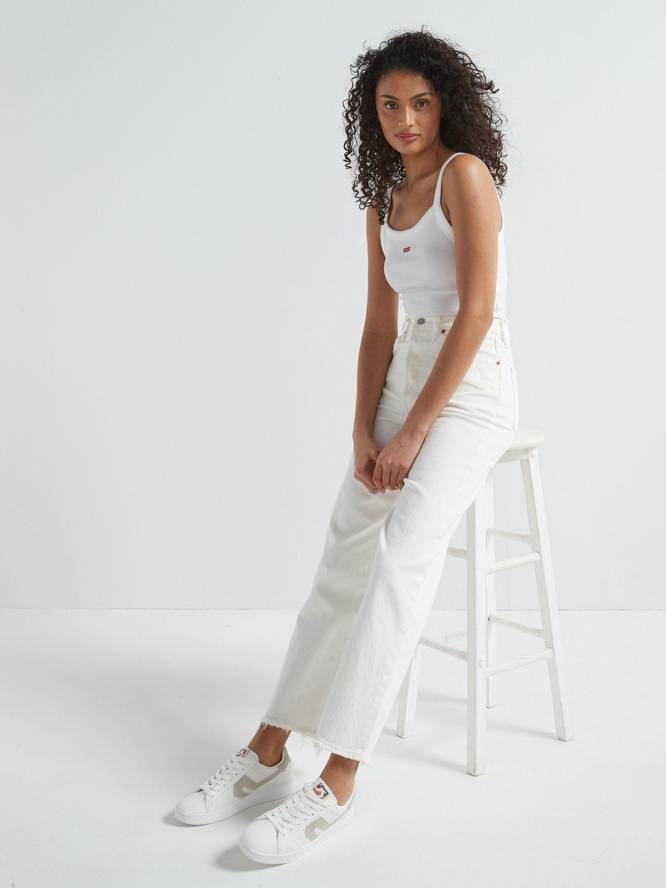 Image 5 of 5 of Levi's Ribcage Straight Ankle Jeans - Cloud Over