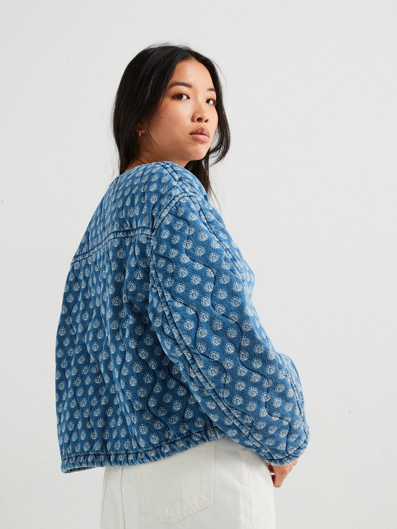 Levi's Rumer Quilted Liner Denim Jacket Faye Geo Denim Very
