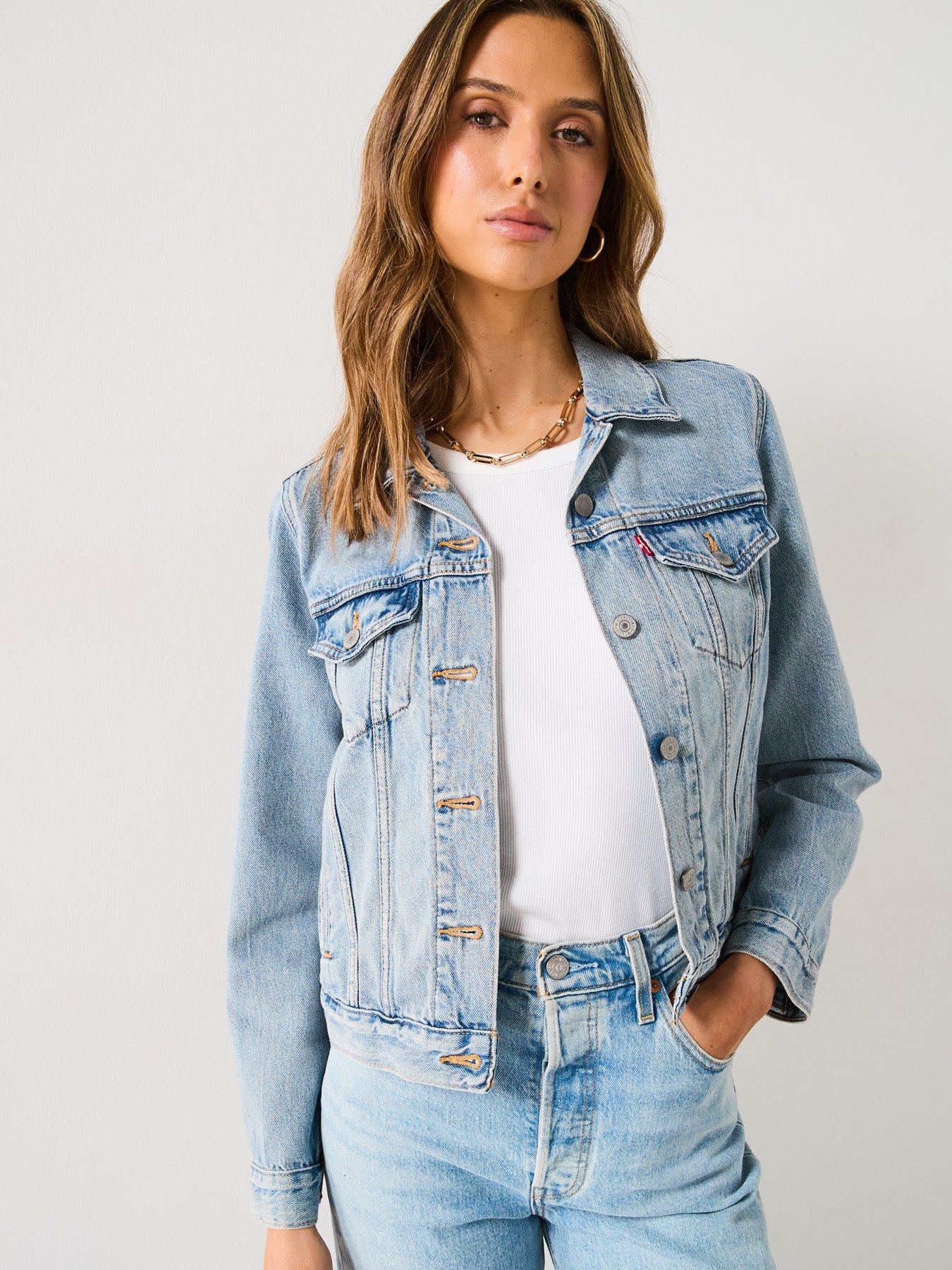 Levi's Original Trucker Jacket, Blue, Size S, Women