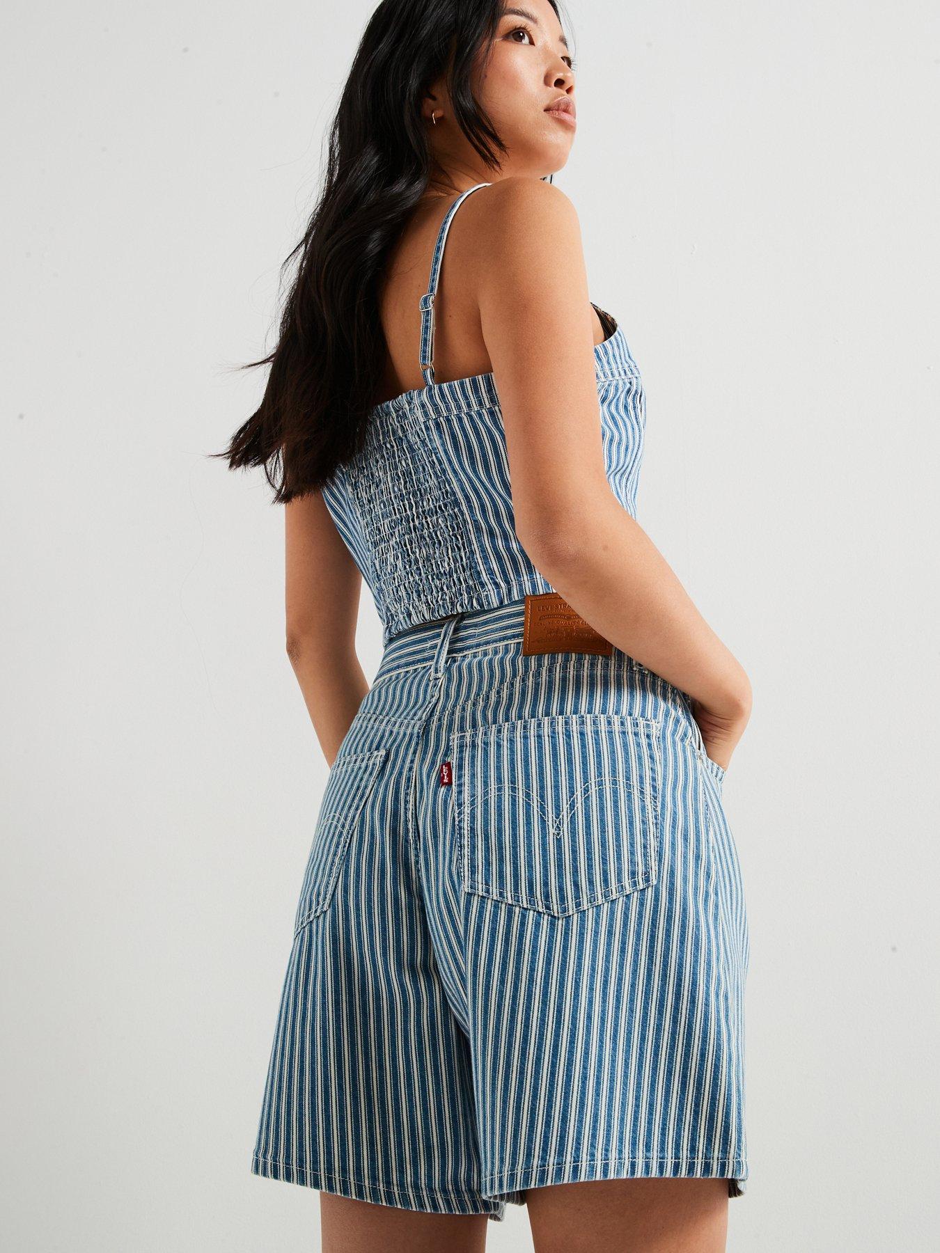 Image 2 of 6 of Levi's Jadine Denim Cami - Mischa Stripe Denim