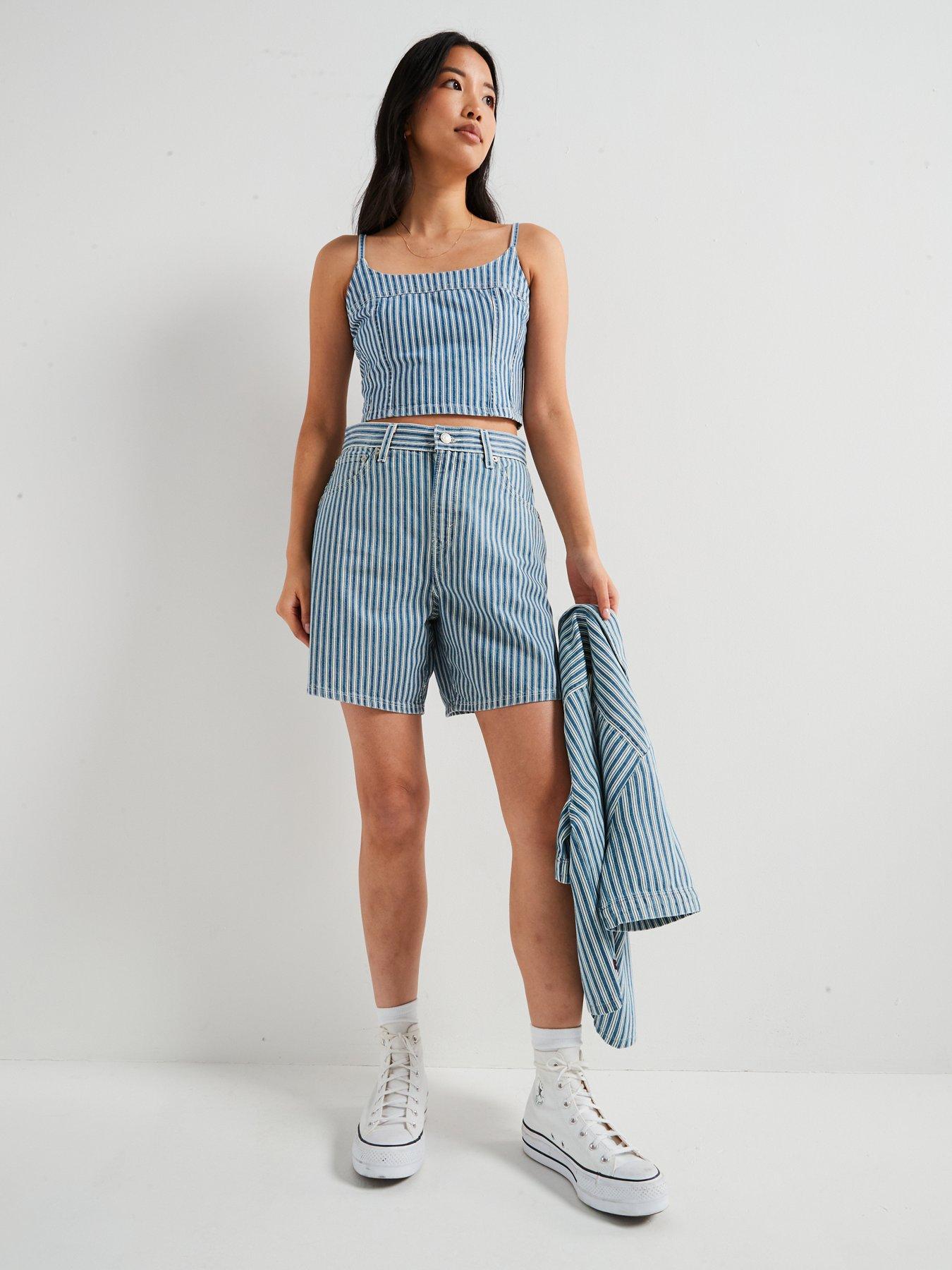 Image 5 of 6 of Levi's Jadine Denim Cami - Mischa Stripe Denim