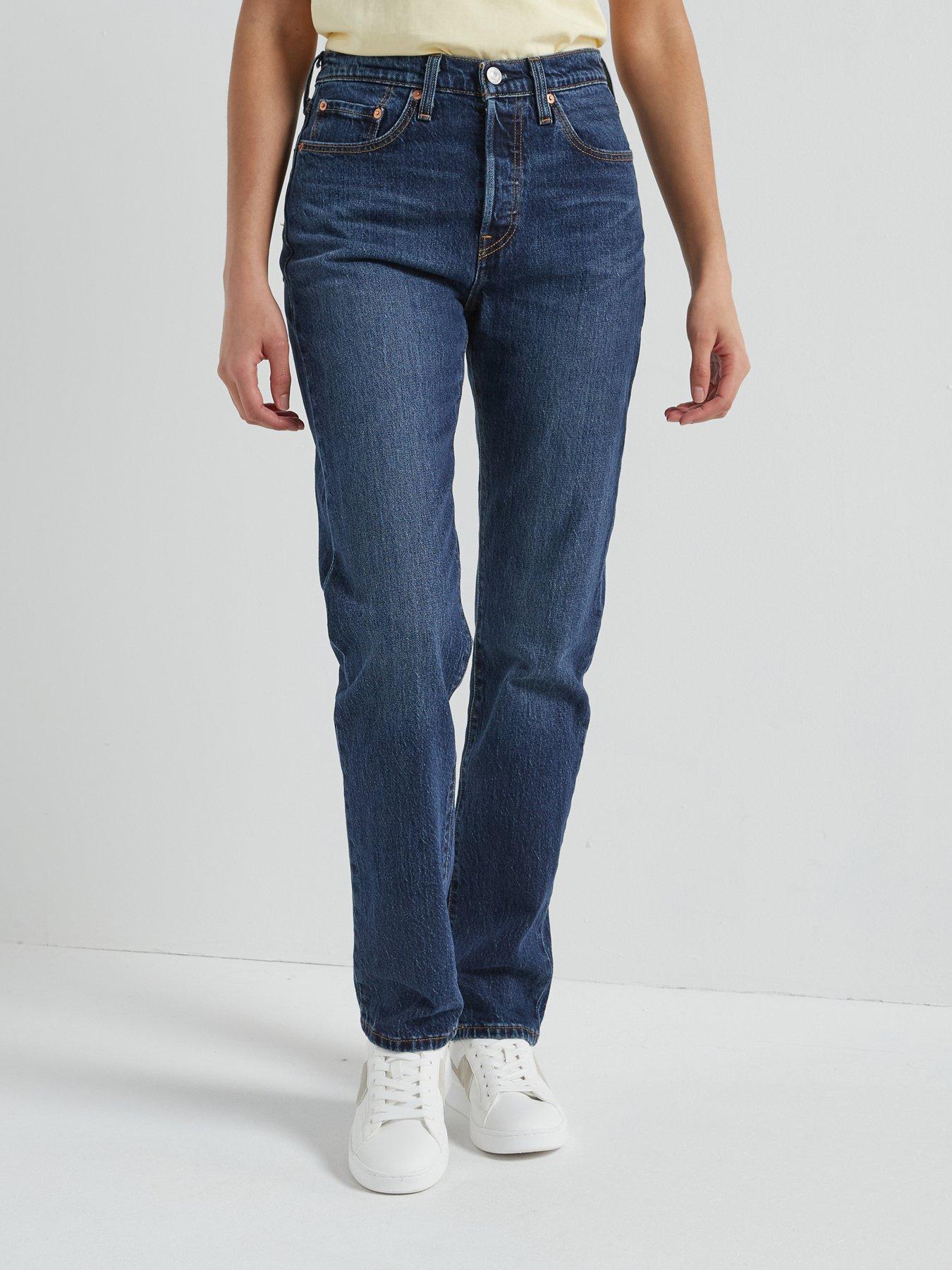 Levi's 501™ Original Jeans, Blue, Size 32, Inside Leg 32, Women