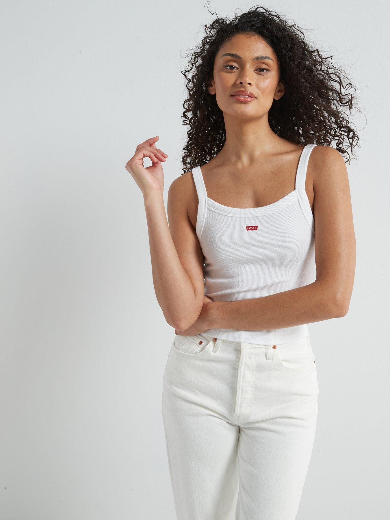 undefined Essential Sporty Tank - White +