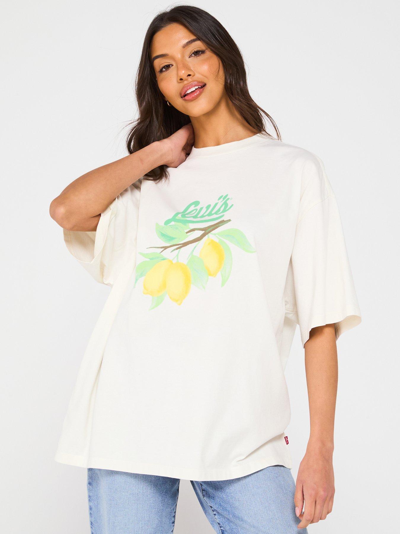 undefined Graphic Short Stack T-shirt - Stay Fresh - Beige