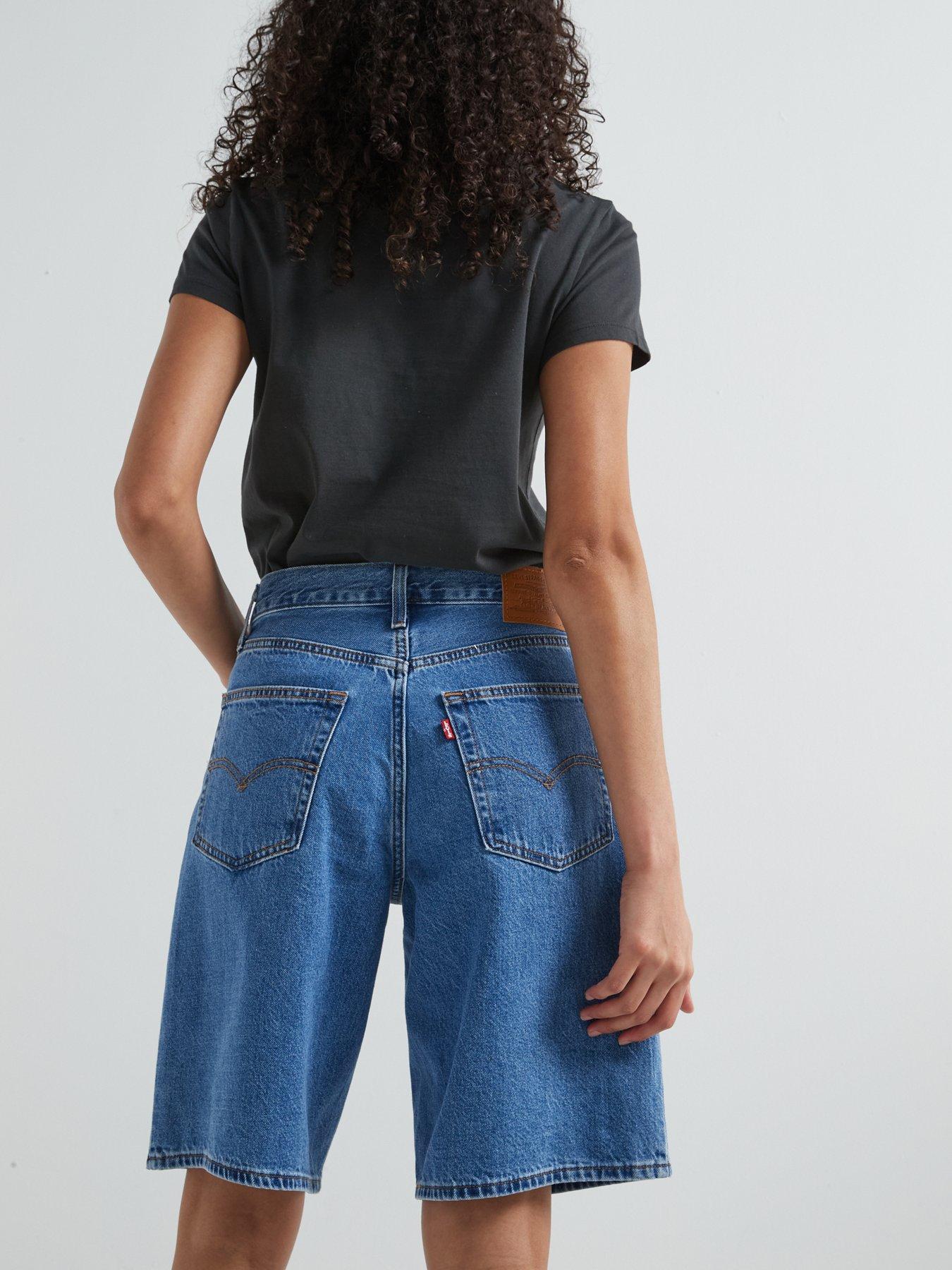 Levi's Baggy Dad Jorts Foolish Love Blue Very