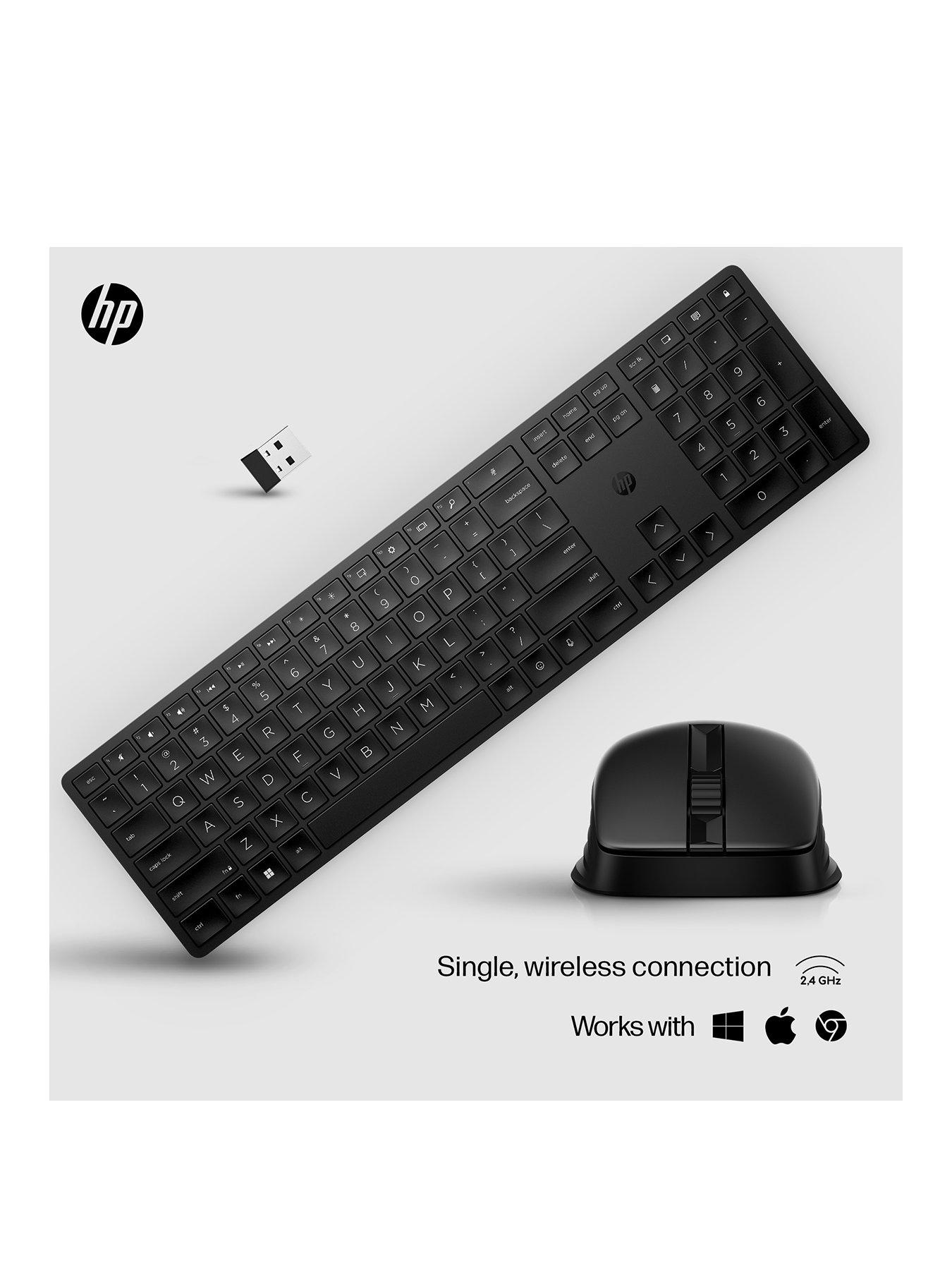 HP 650 Wireless Keyboard Mouse Combo Multi Surface use 20+ - Main Image