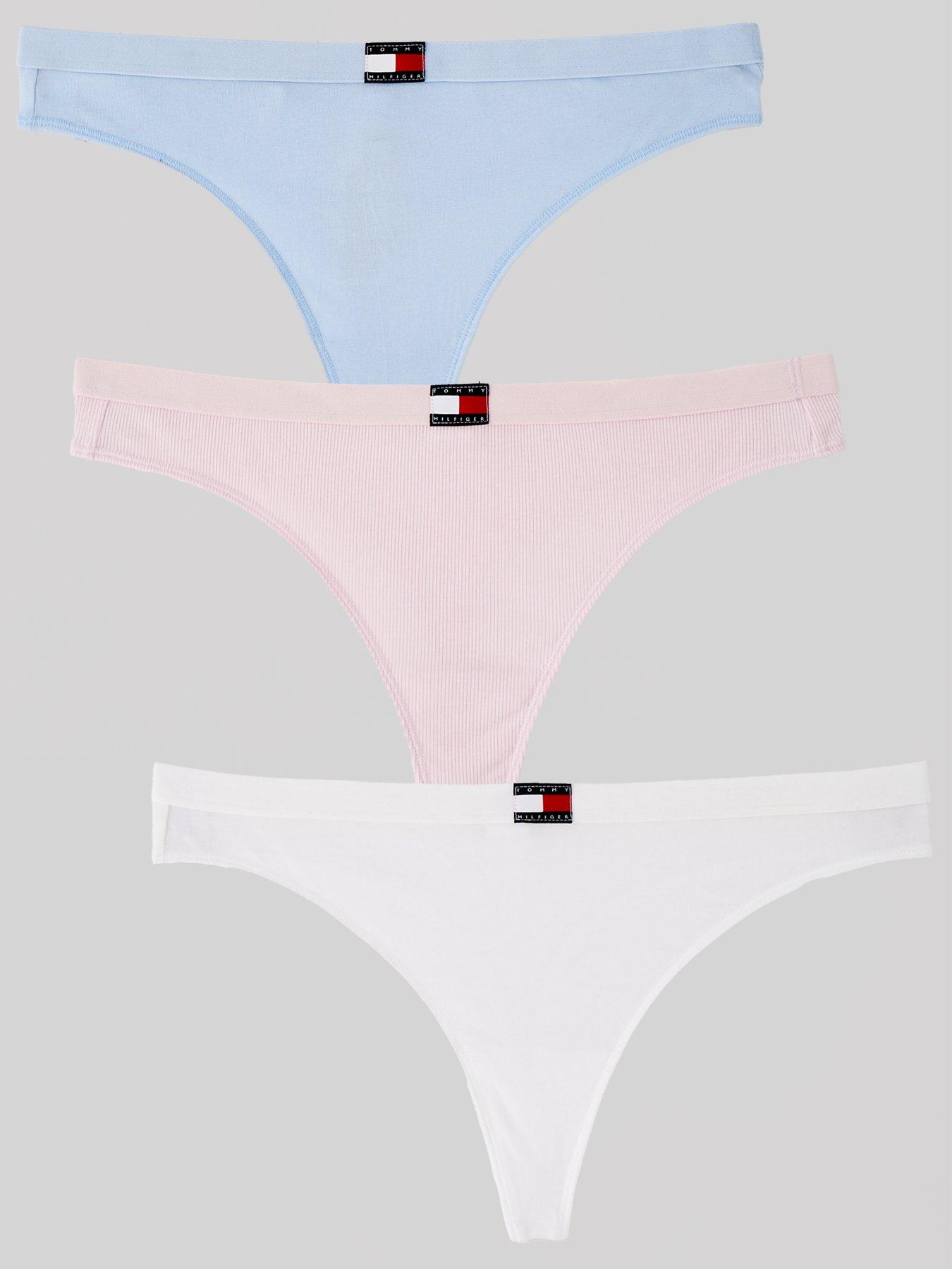undefined 3 Pack Heritage Thong - Blue