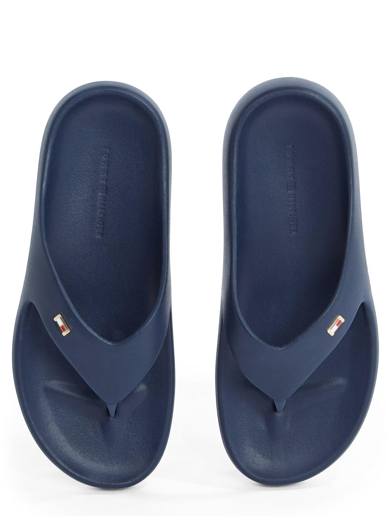 Image 4 of 5 of Tommy Hilfiger Thong Beach Sandals - Navy