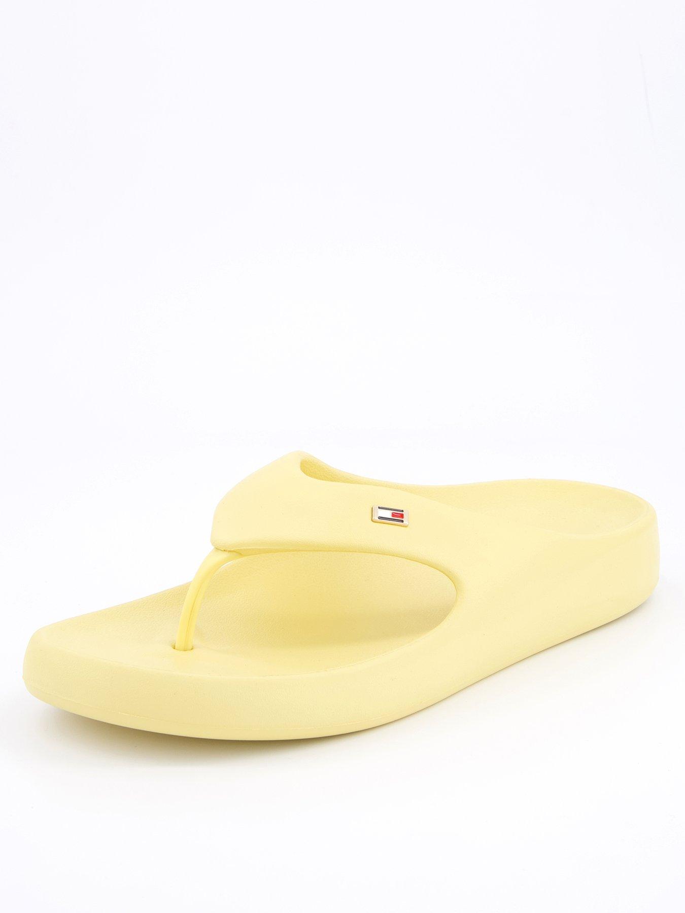 undefined Thong Beach Flip Flops - Yellow