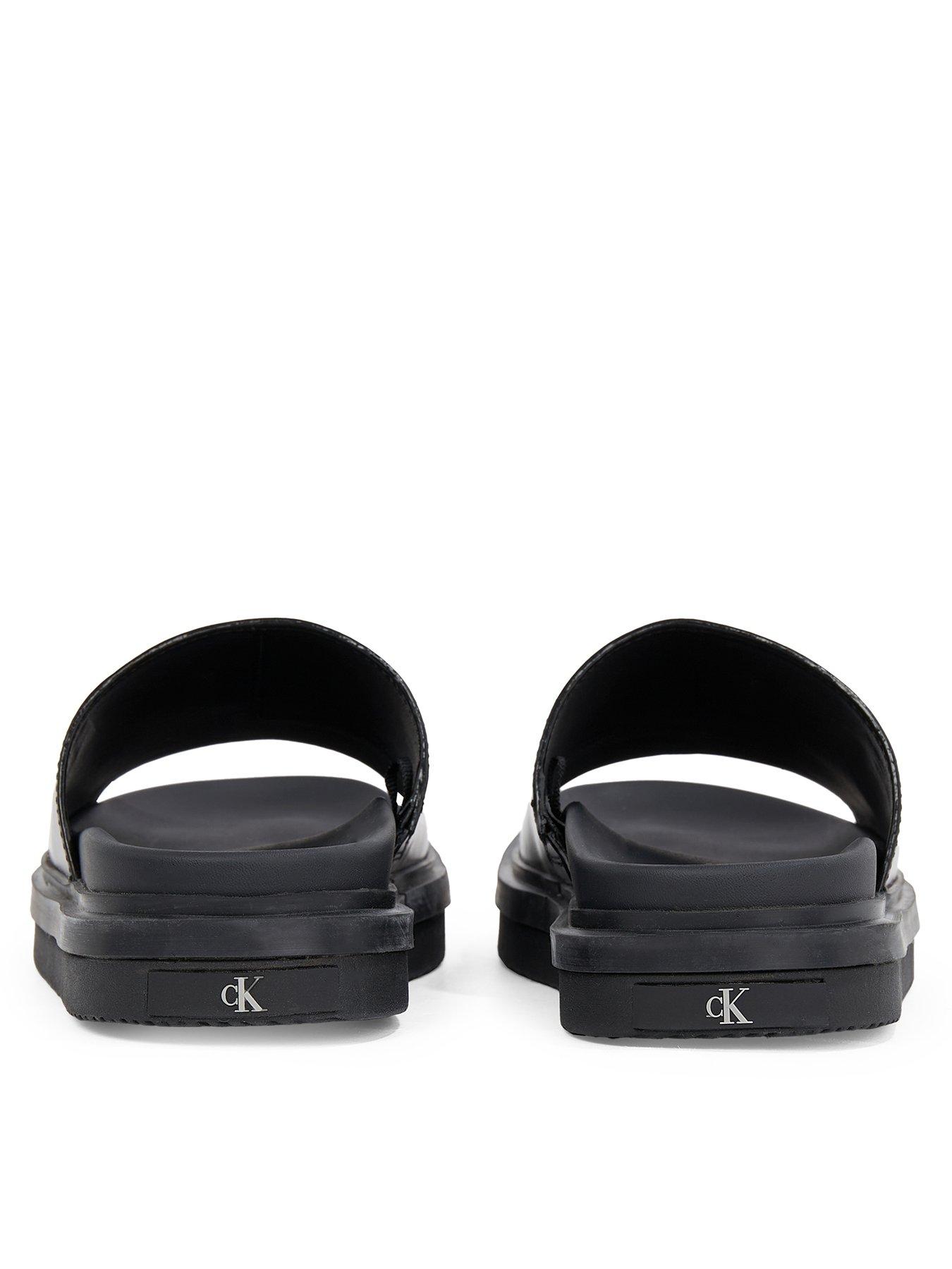 Image 3 of 5 of Calvin Klein Jeans Flat Molded Slide - Black