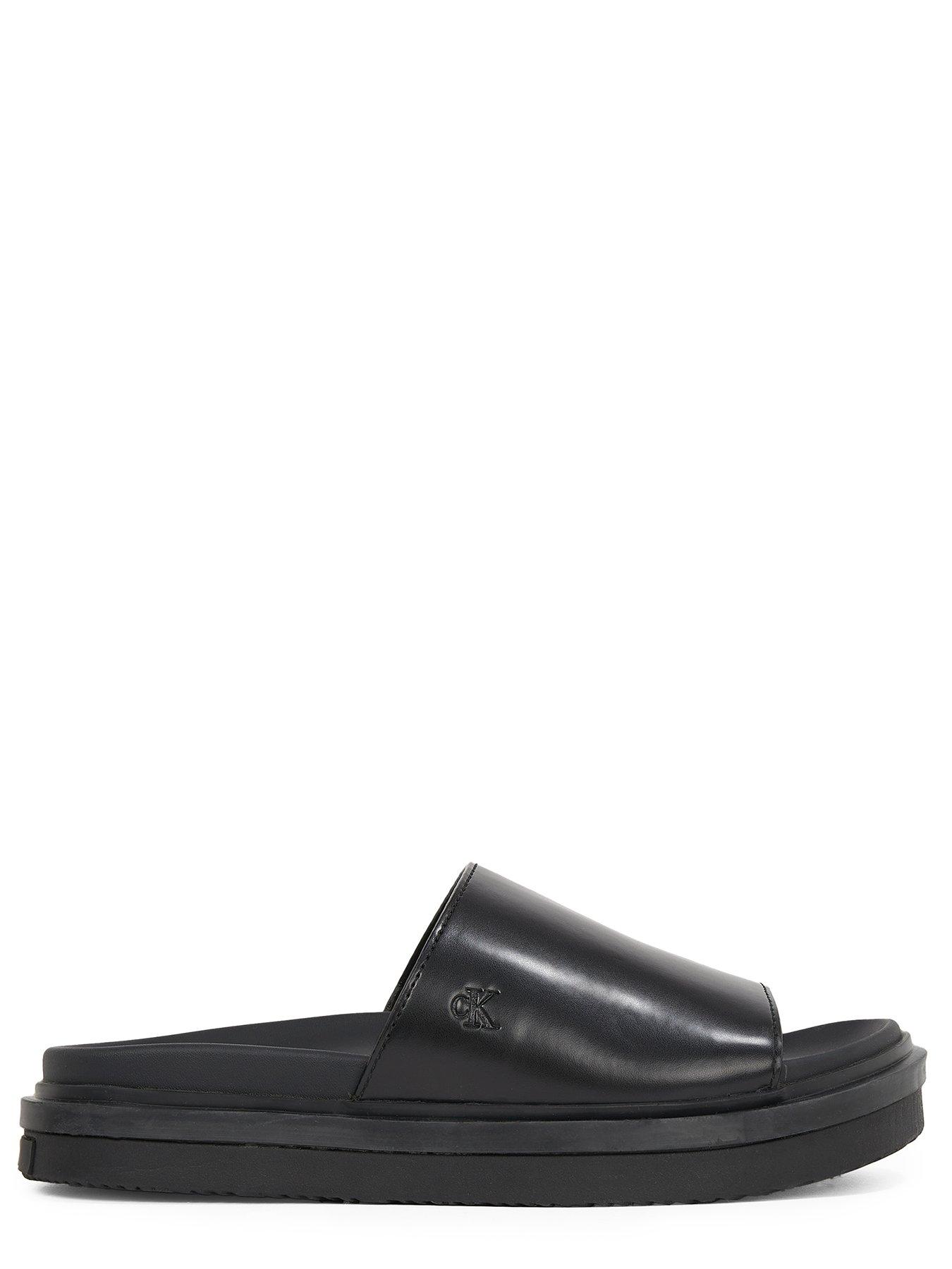 Image 5 of 5 of Calvin Klein Jeans Flat Molded Slide - Black