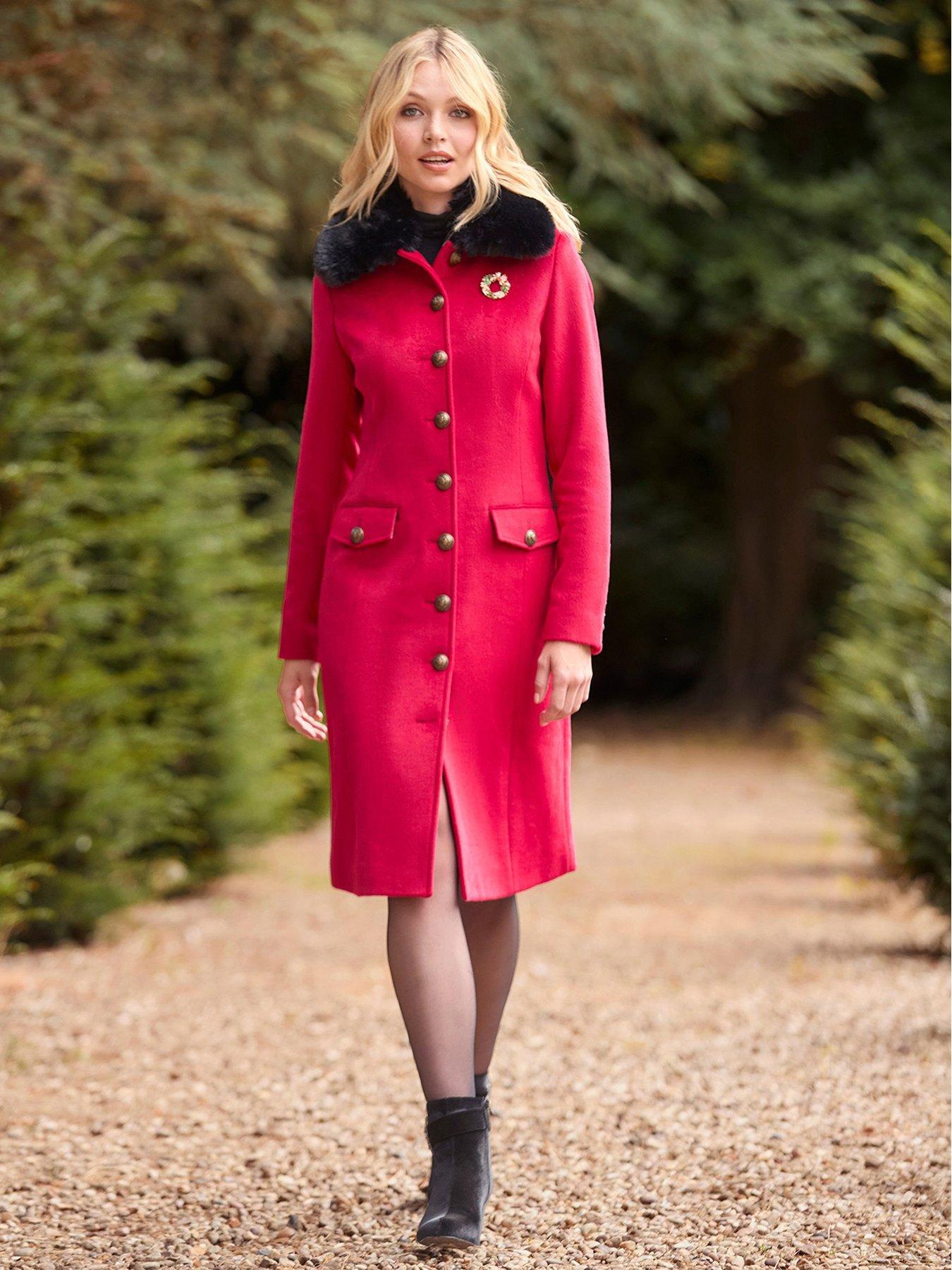 Petite Joe s Statement Red Coat