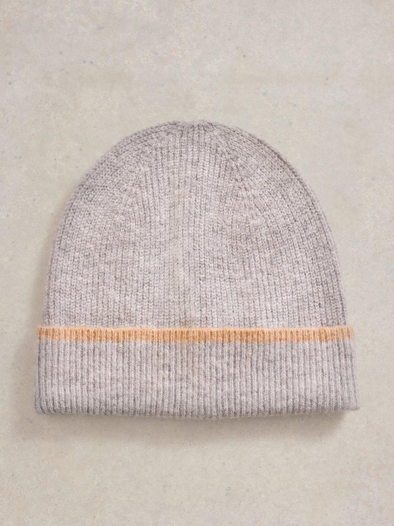 undefined Poppy Knitted Beanie - Grey