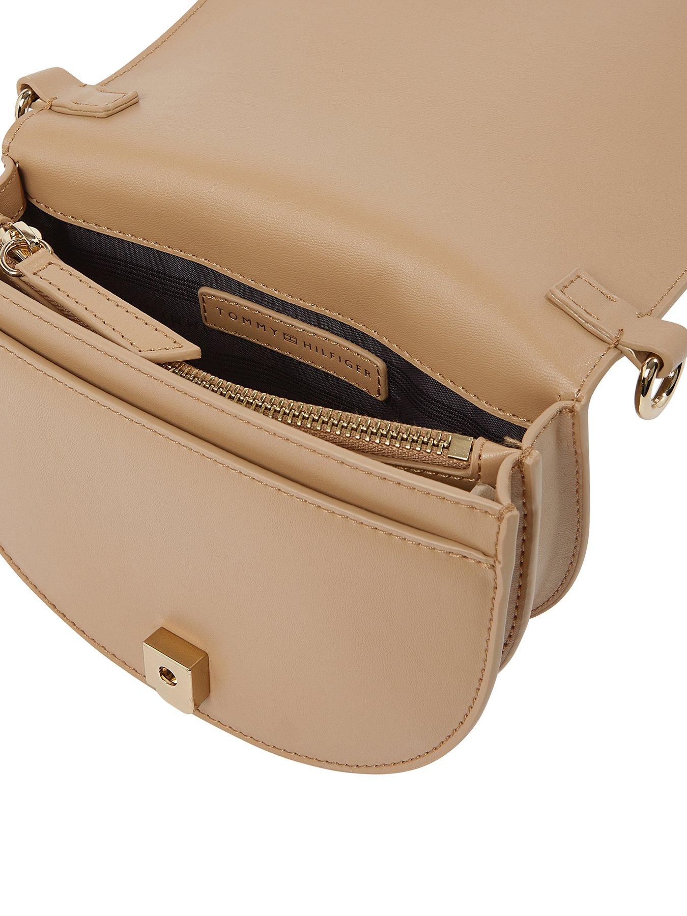 Image 5 of 5 of Tommy Hilfiger Hertiage Saddle Bag - Beige