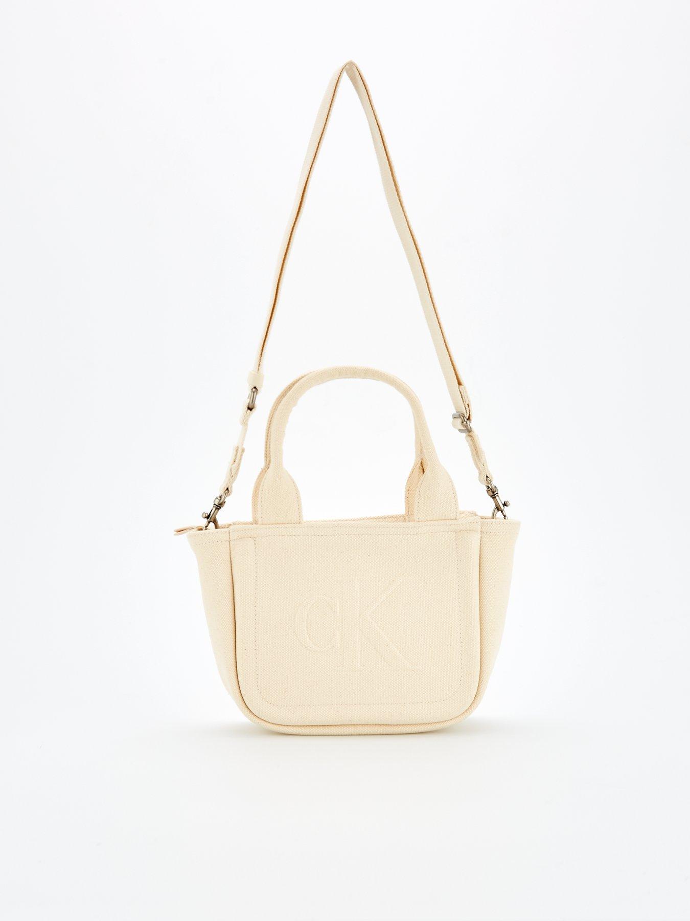 undefined Woven Camera Bag - White