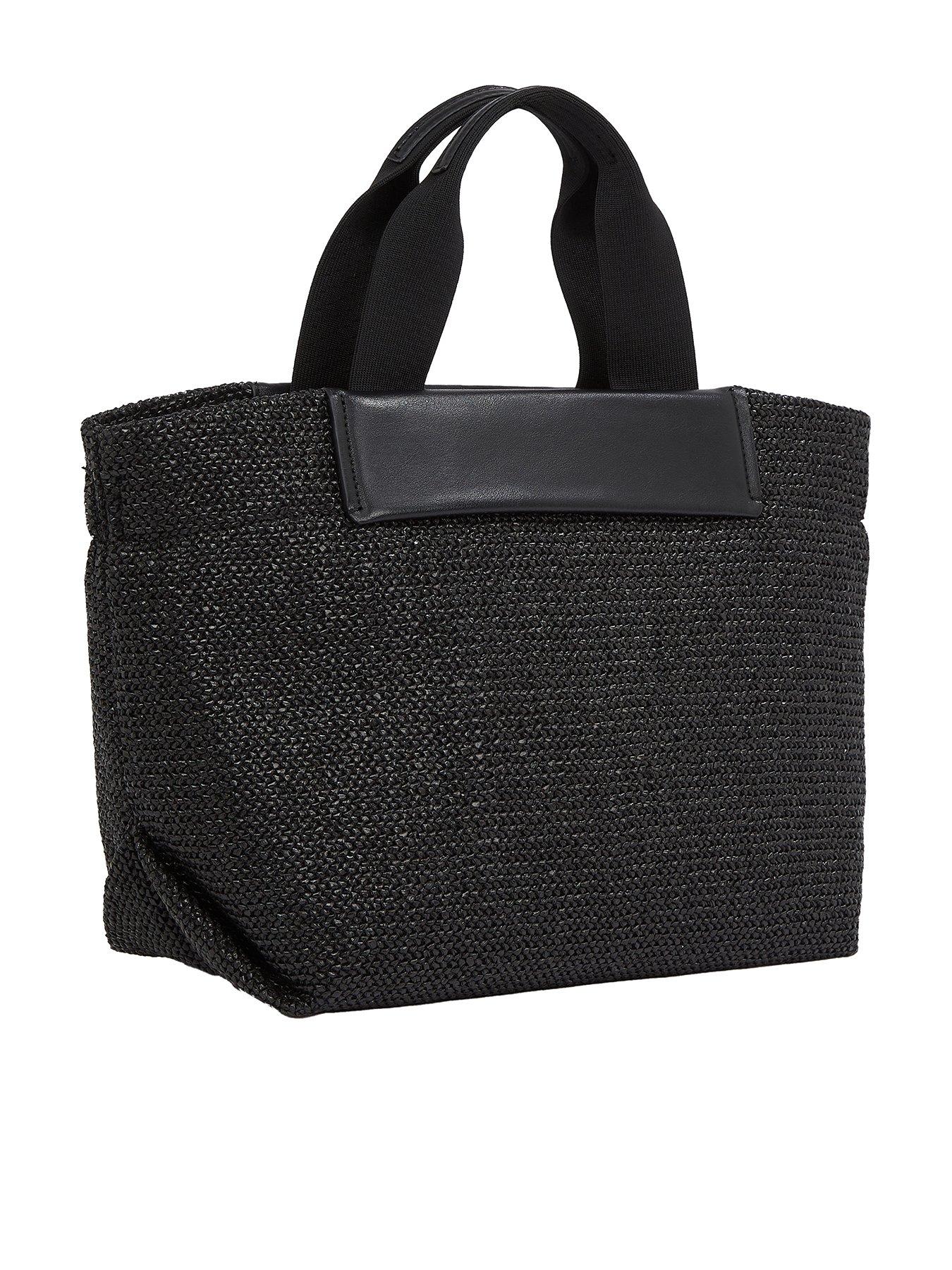 Image 3 of 5 of Calvin Klein Raddia Small Crossbody Tote Bag - Black
