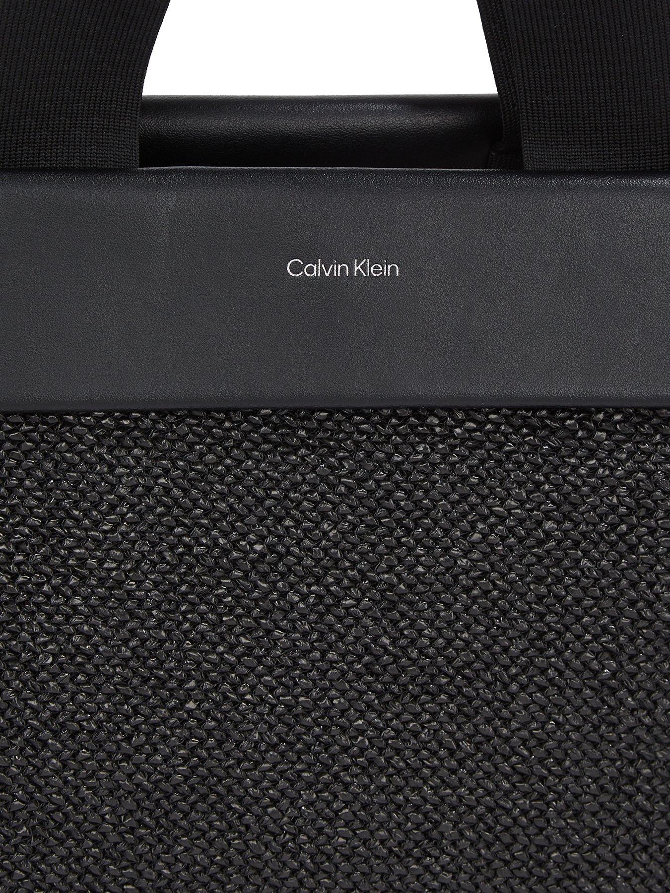 Image 4 of 5 of Calvin Klein Raddia Small Crossbody Tote Bag - Black
