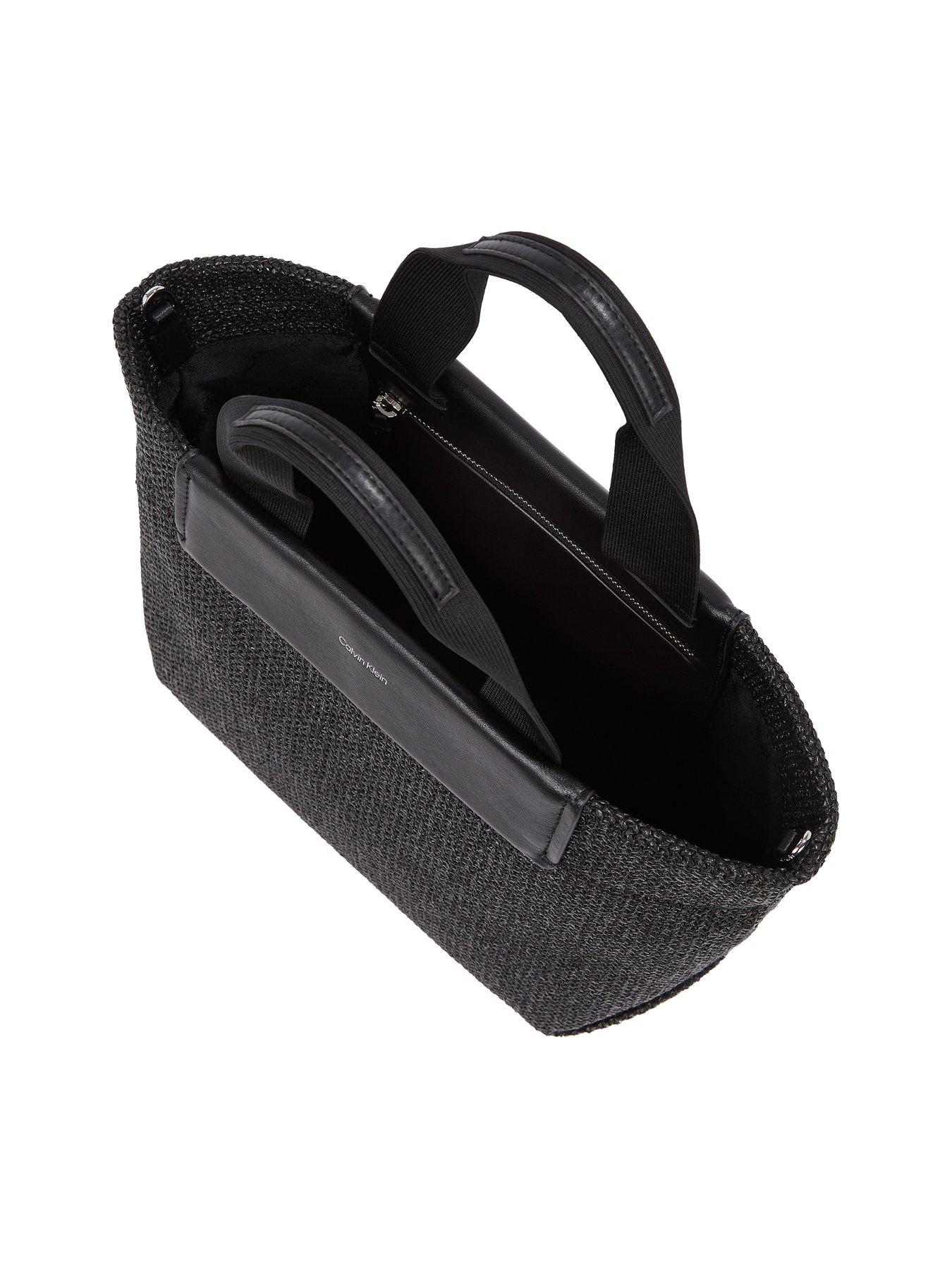 Image 5 of 5 of Calvin Klein Raddia Small Crossbody Tote Bag - Black