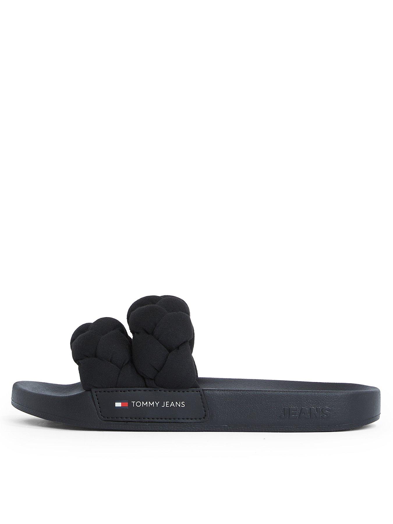 undefined Braided Slide - Black
