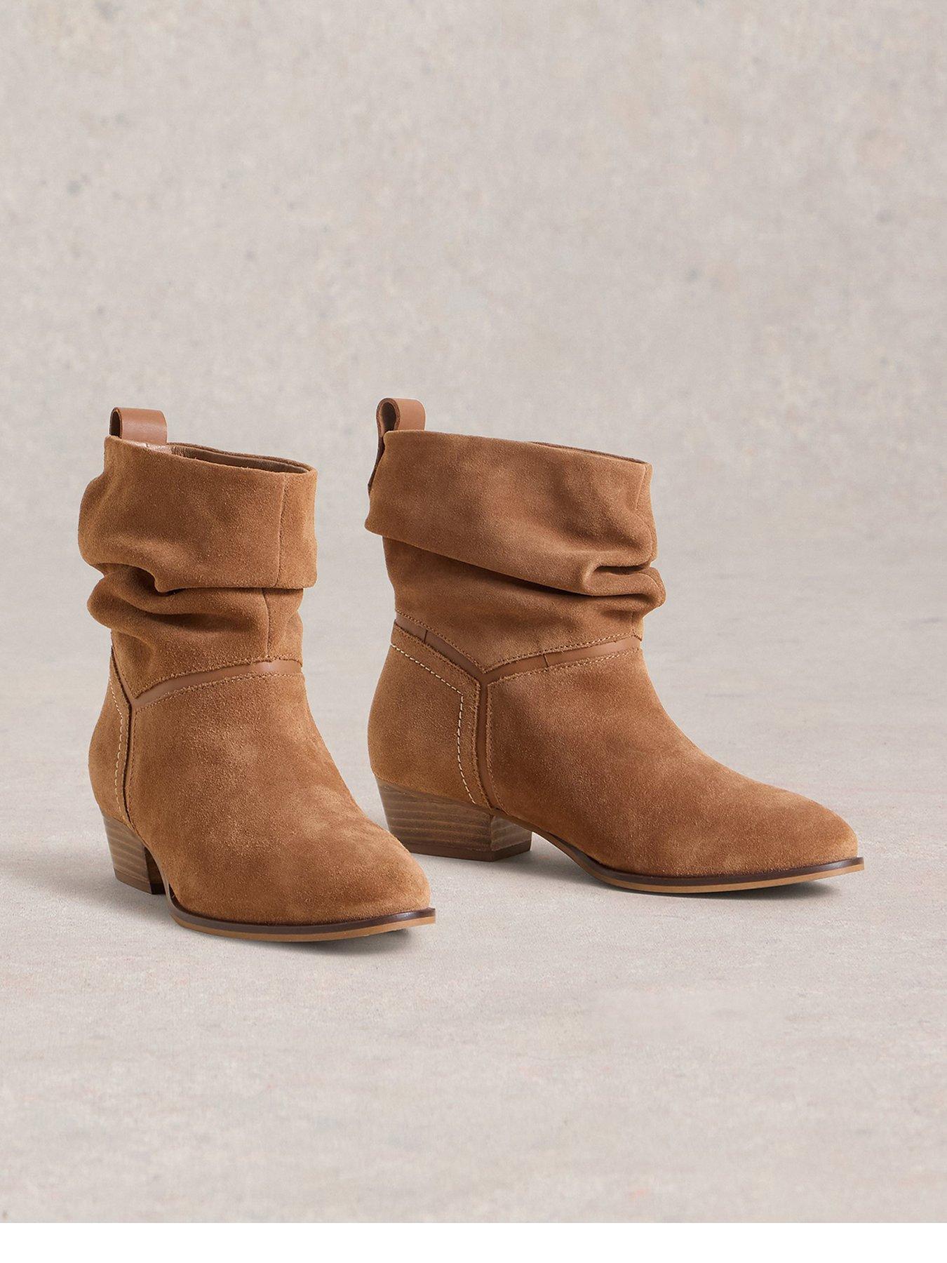 Image 2 of 4 of White Stuff Willow Slouch Boot - Brown