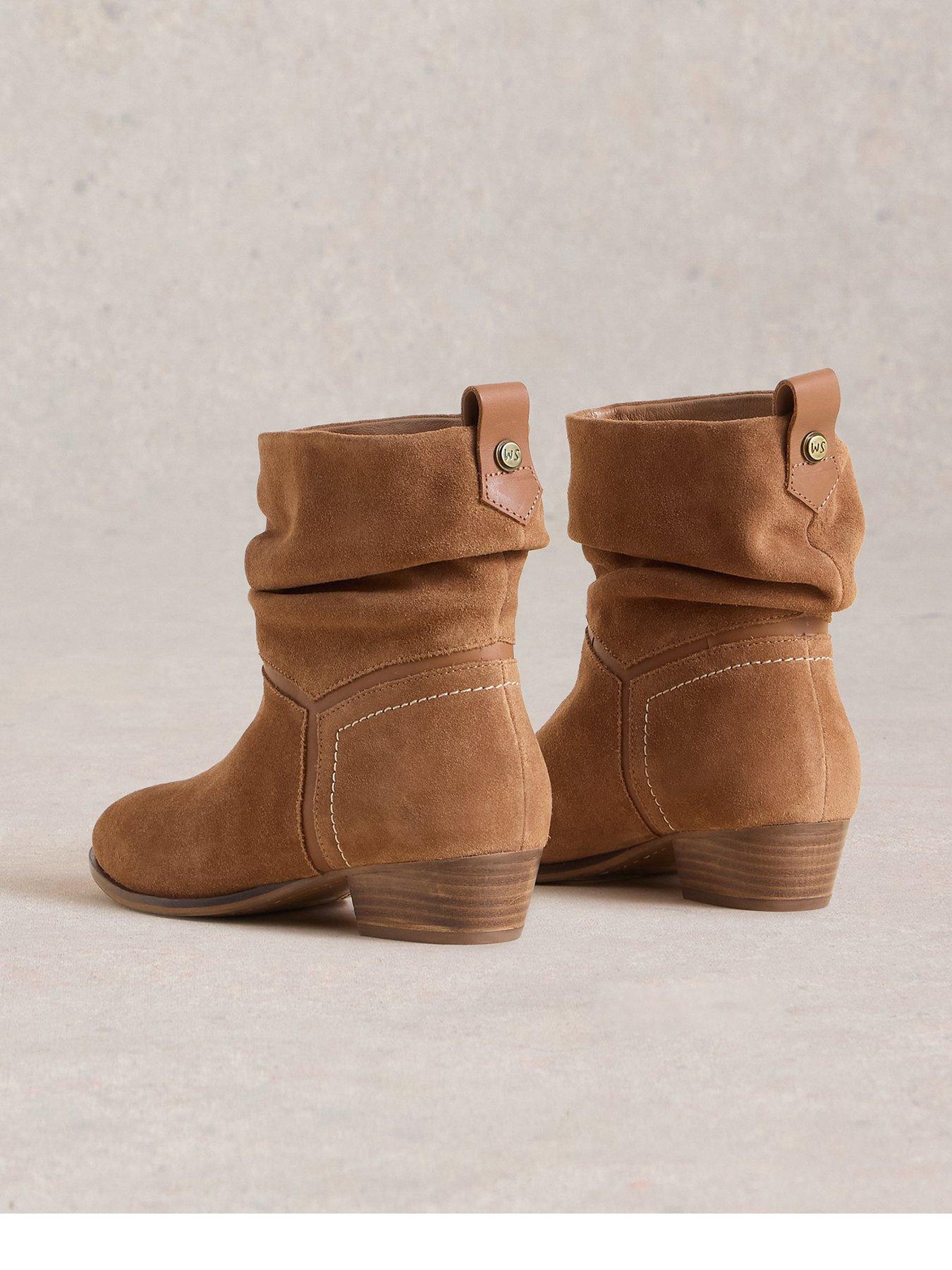 Image 3 of 4 of White Stuff Willow Slouch Boot - Brown