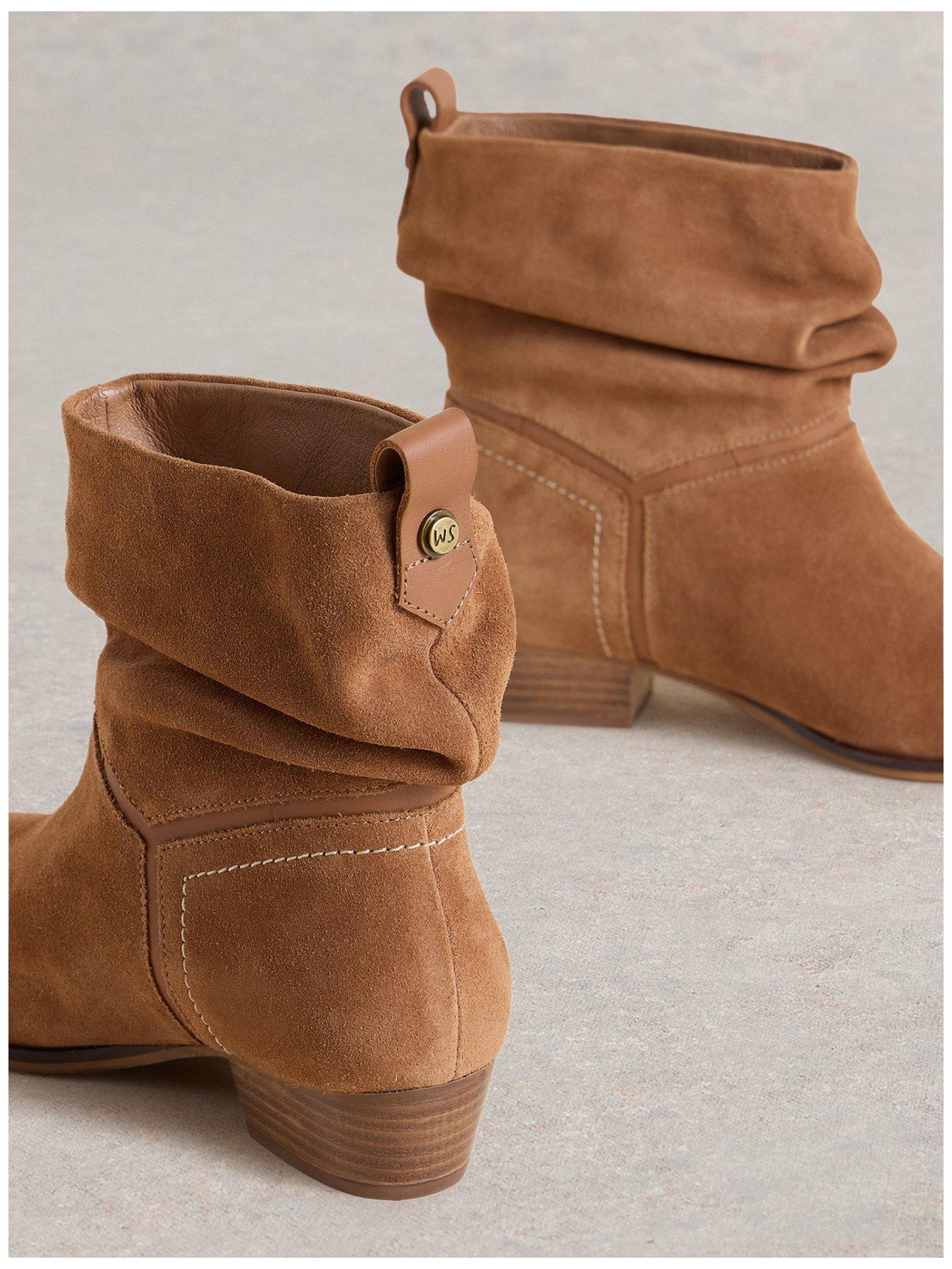 Image 4 of 4 of White Stuff Willow Slouch Boot - Brown