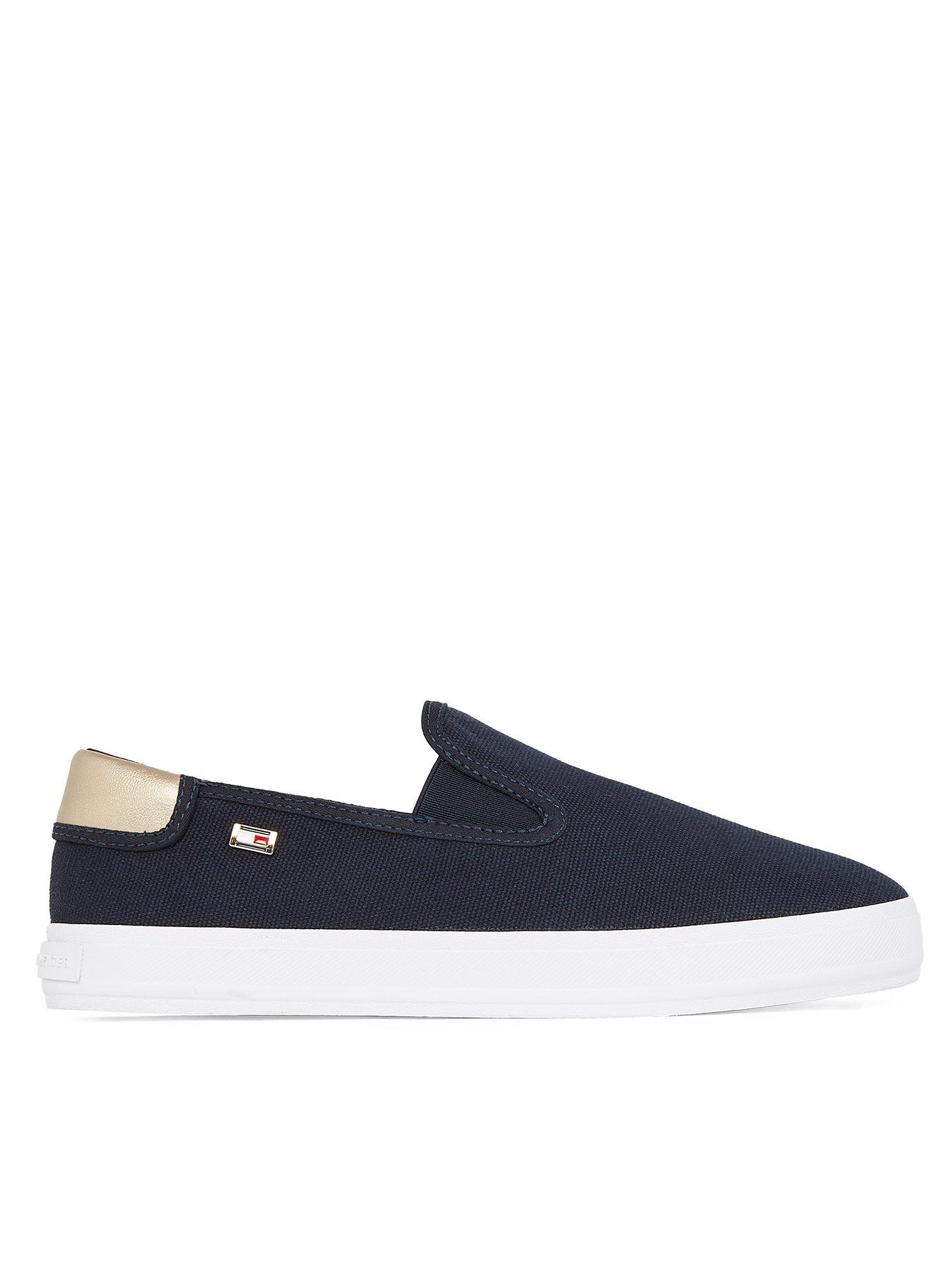 Canvas Slip Mens Canvas Shoes Sports Direct Tommy Hilfiger Slip-On