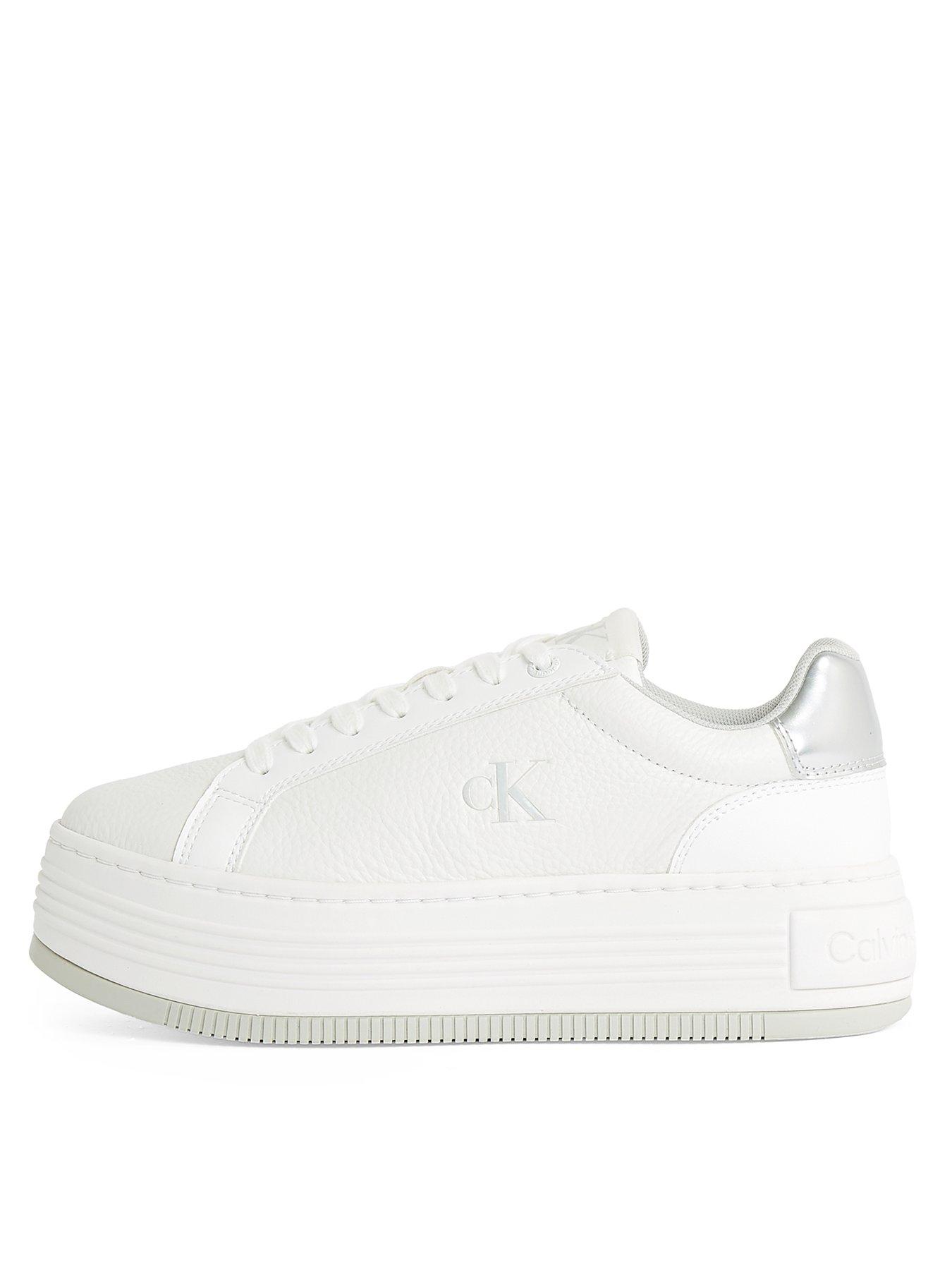 Calvin Klein Jeans Bold Flatform Trainer White Very