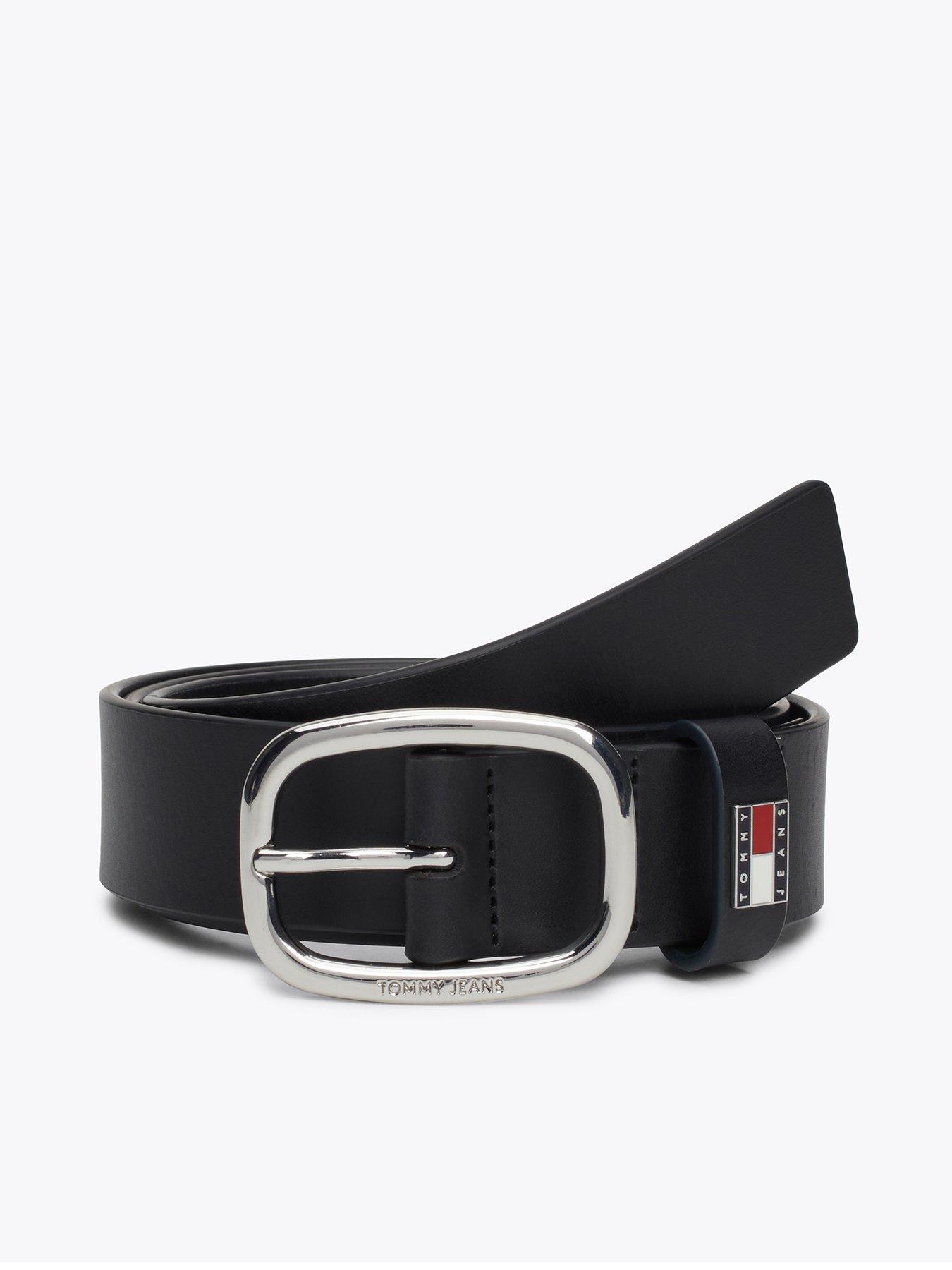 undefined Oval Buckle Belt - Black