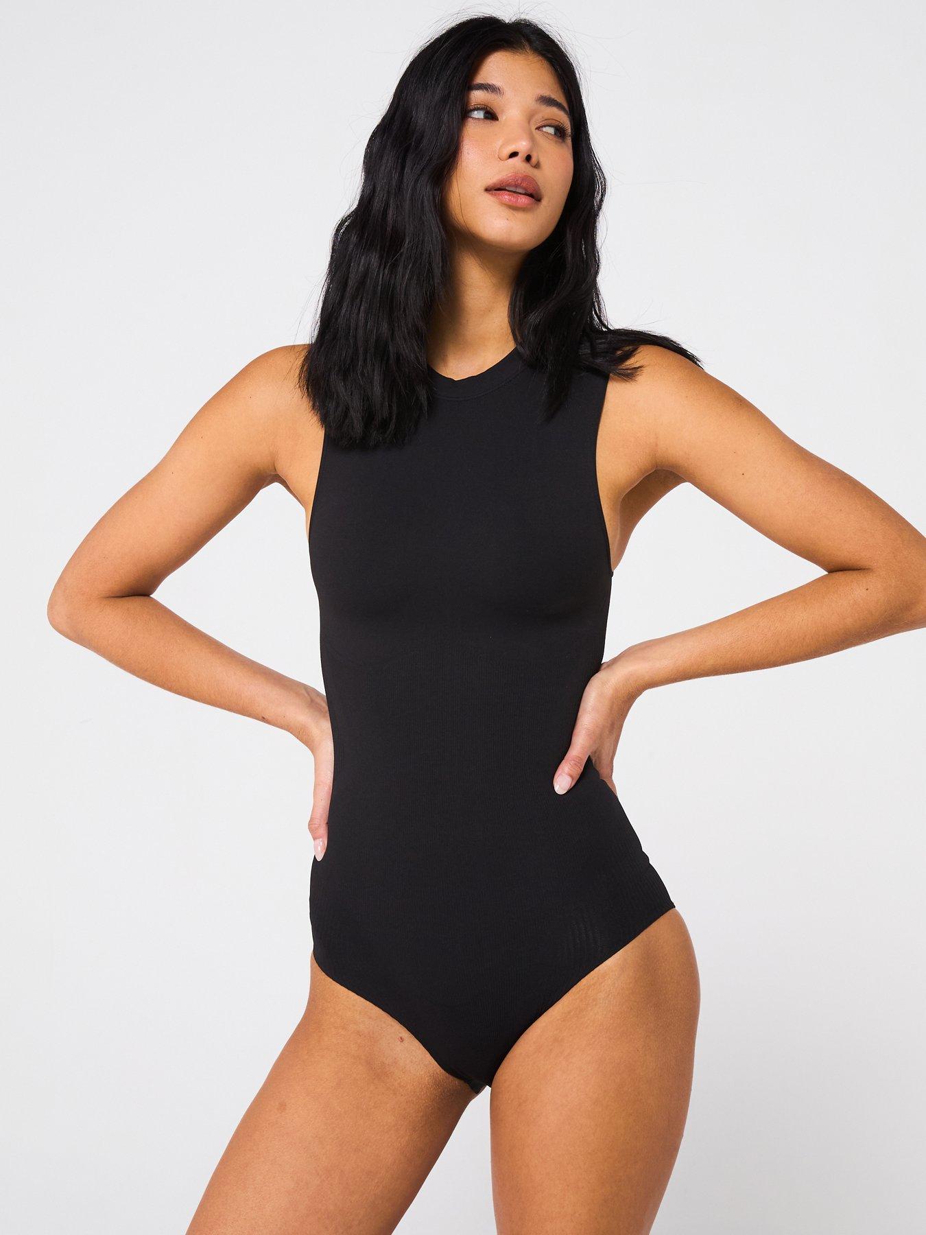 undefined Seamless Shaping Bodysuit - Black