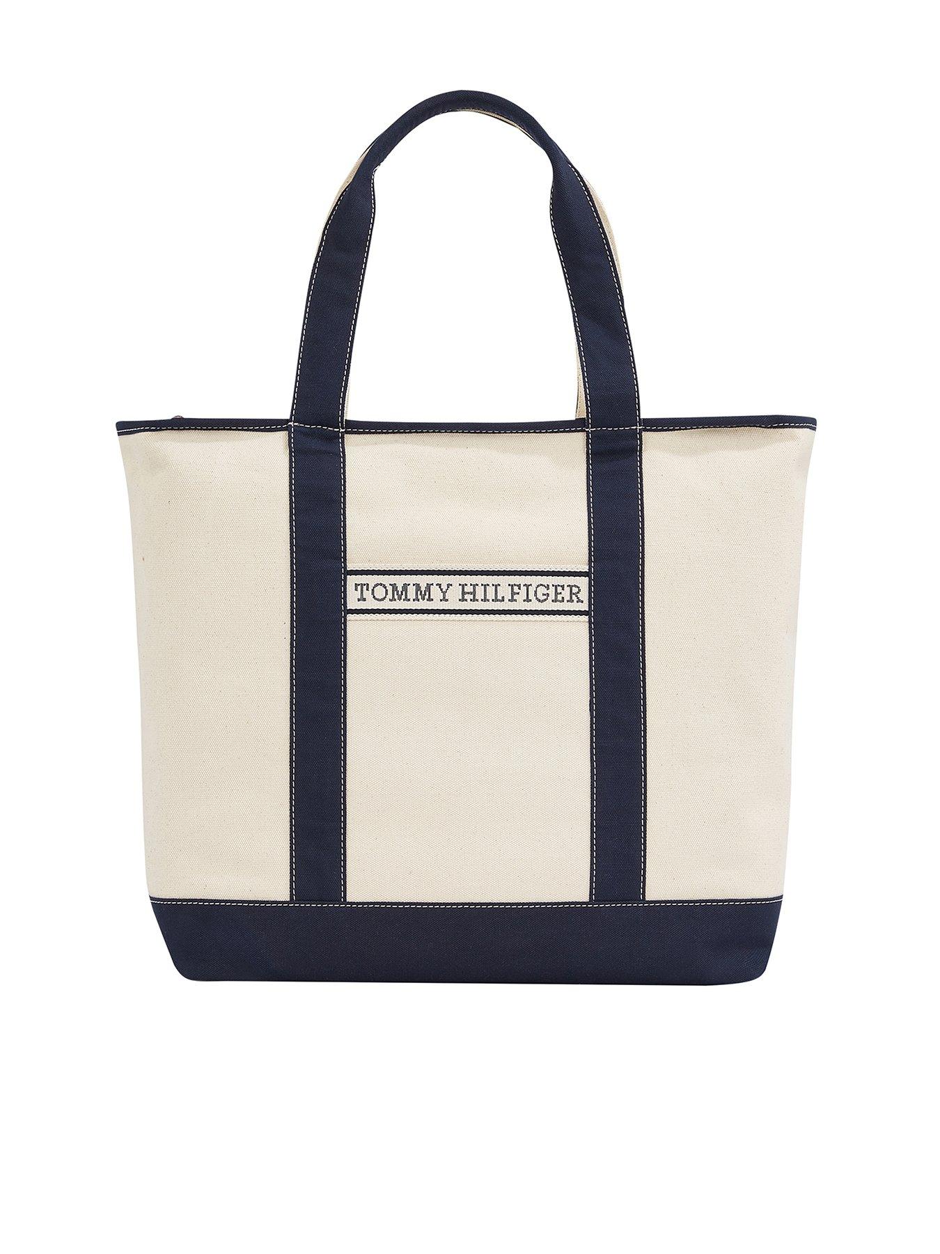 undefined Logo Summer Canvas Tote - Navy