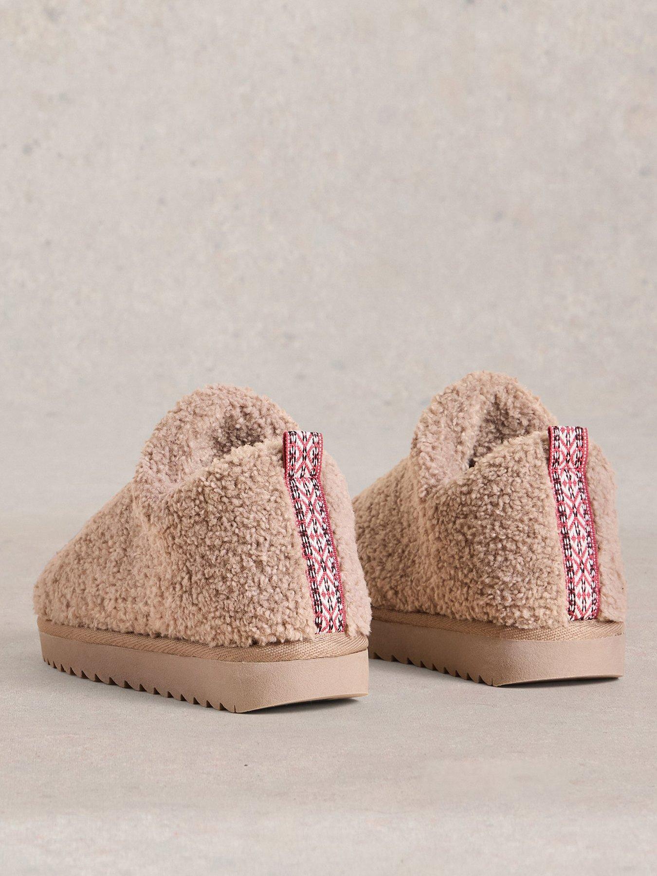 Image 3 of 4 of White Stuff Borg Slipper Bootie - Beige