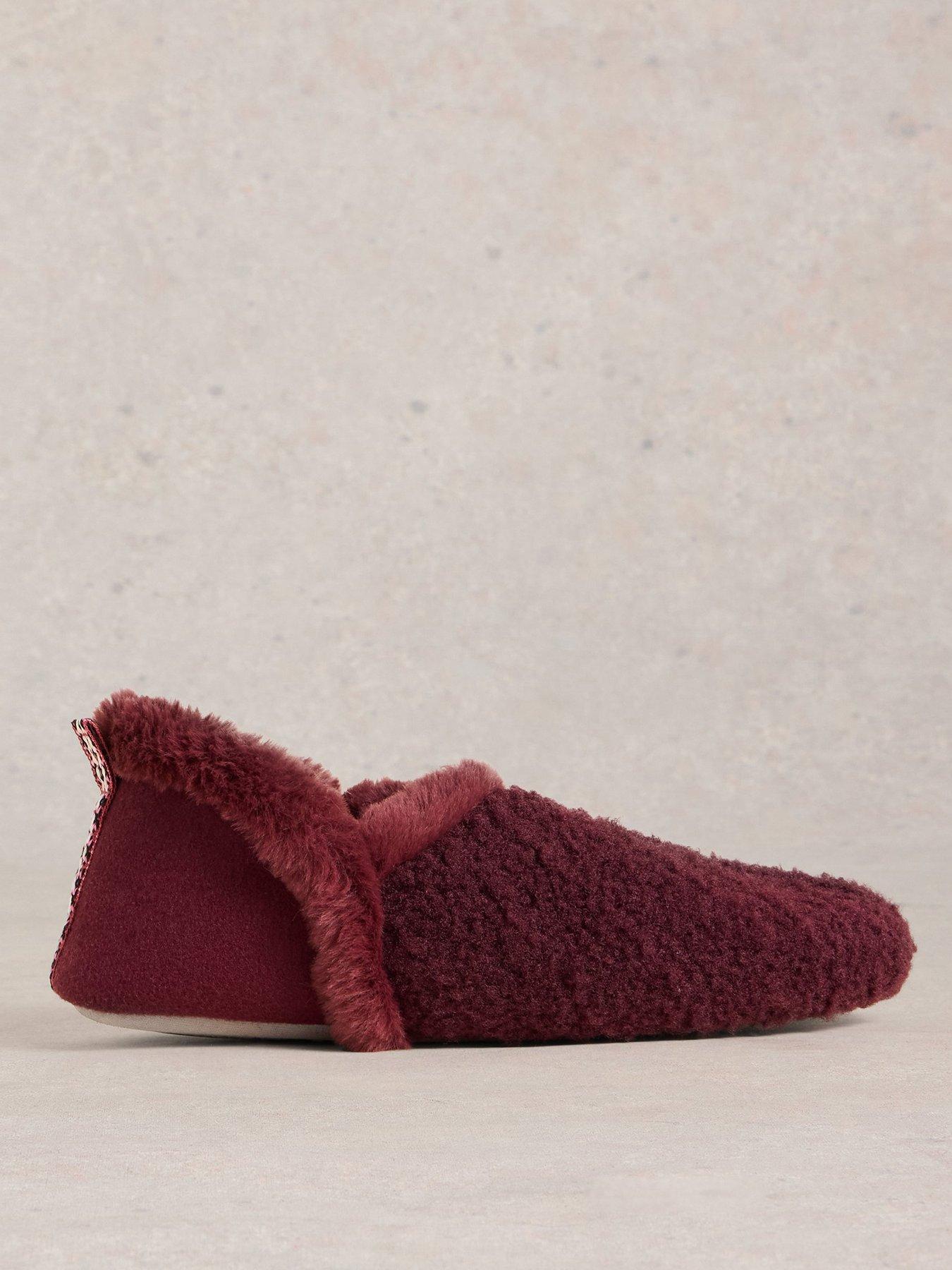 undefined Reya Closed Back Slipper - Red