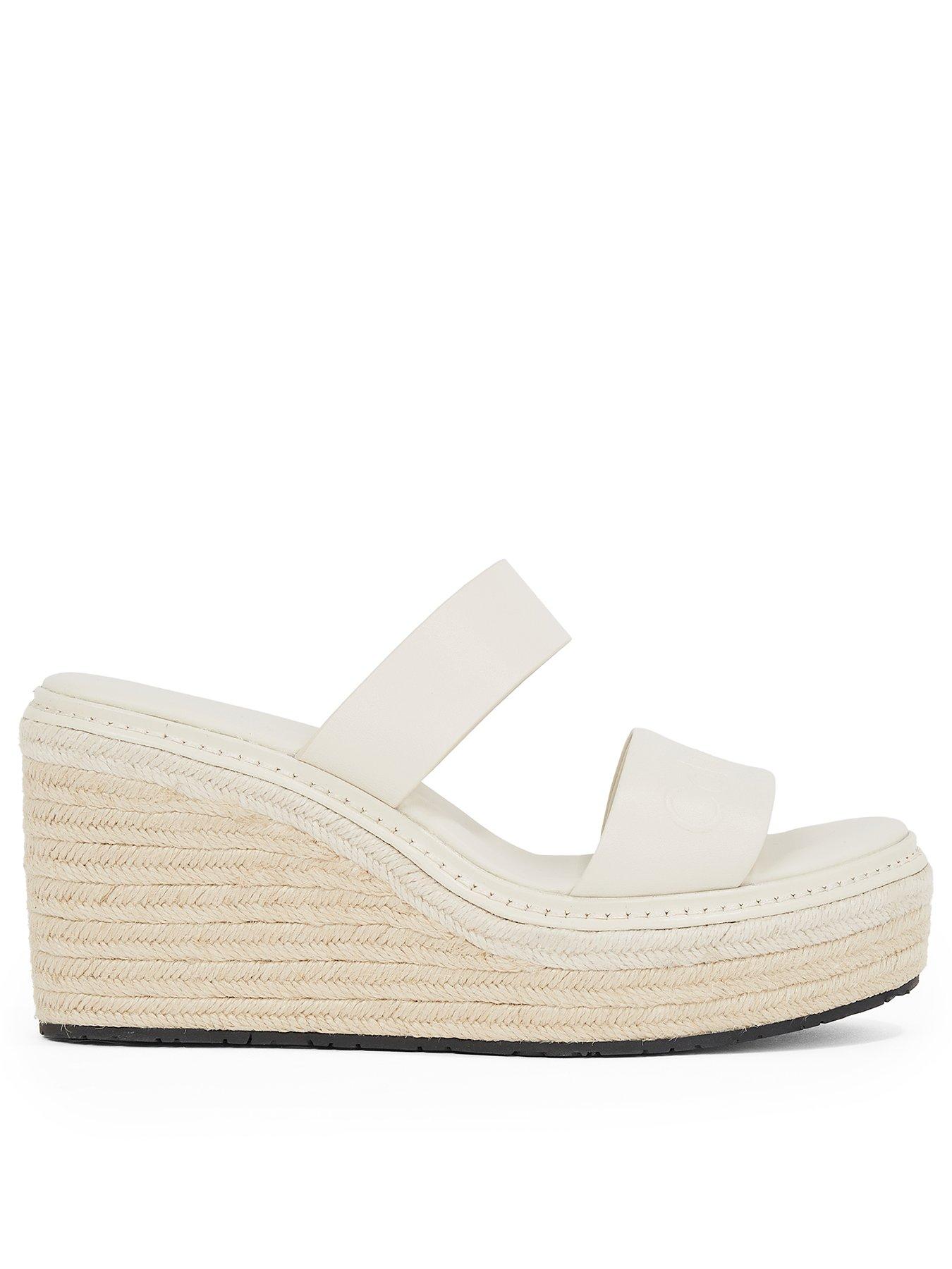 undefined Wedge Sandal - Grey