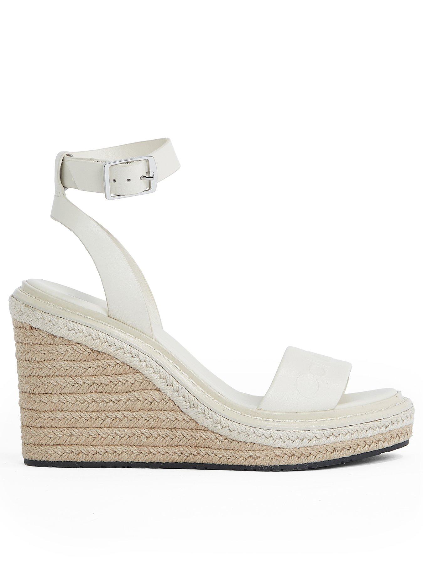 undefined Wedge Sandal - Grey