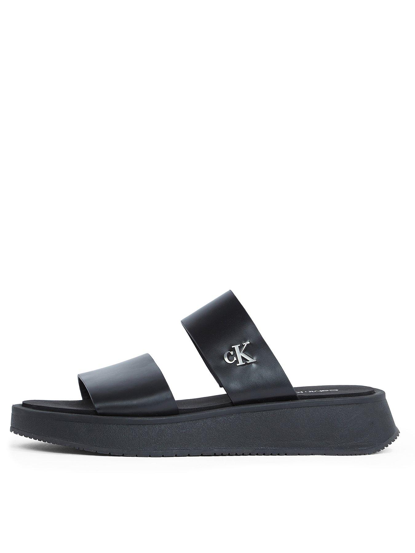 undefined Double Strap Sandal - Black