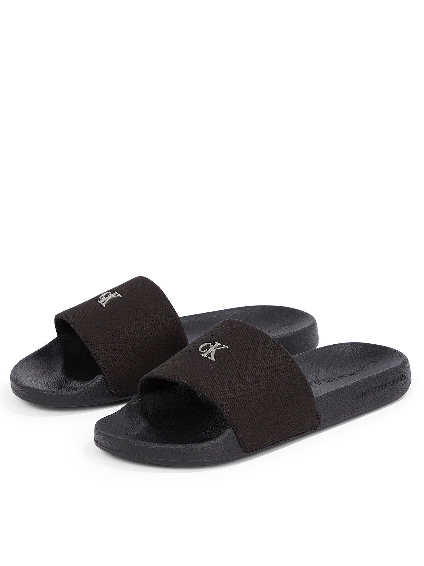 undefined Monogram Logo Slide - Black