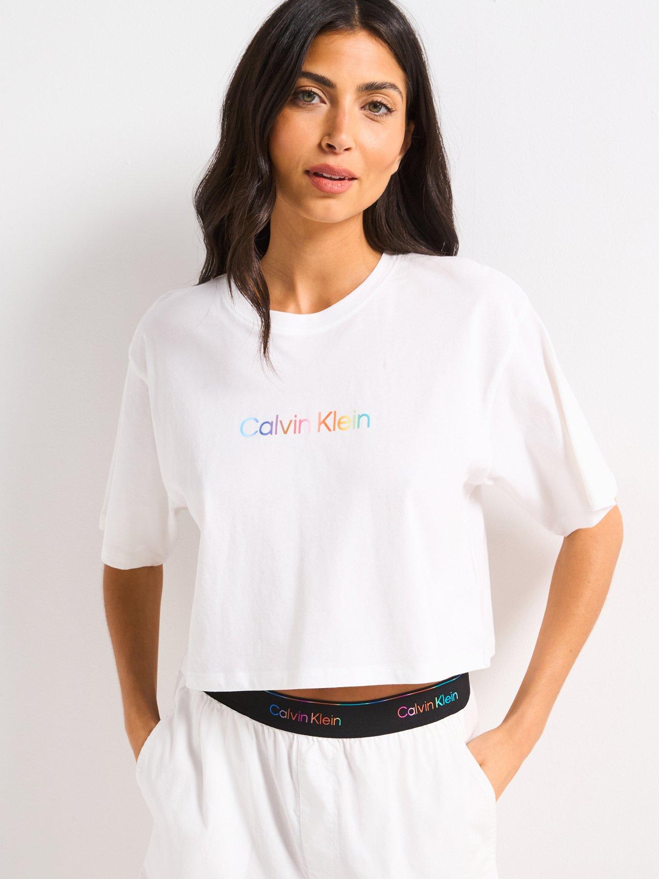 undefined Pride Cotton Boxy Crop Top - White