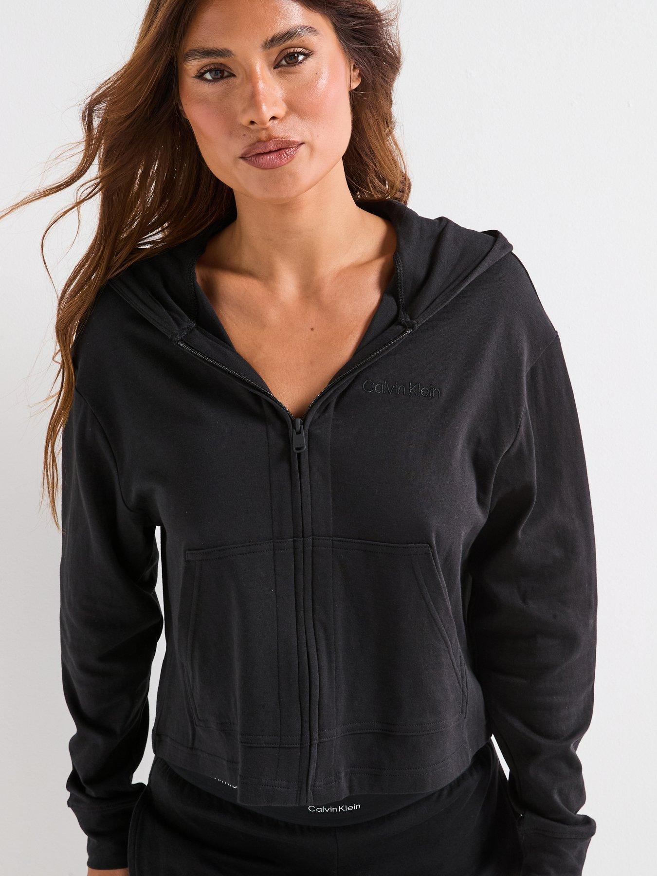 Calvin Klein Full Zip Hoodie - Black