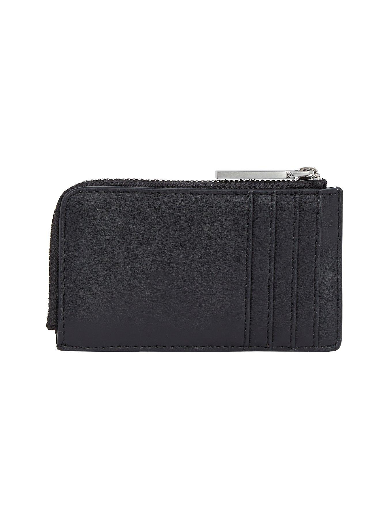 Image 2 of 4 of Calvin Klein Woven Zip Around Cardholder - Black