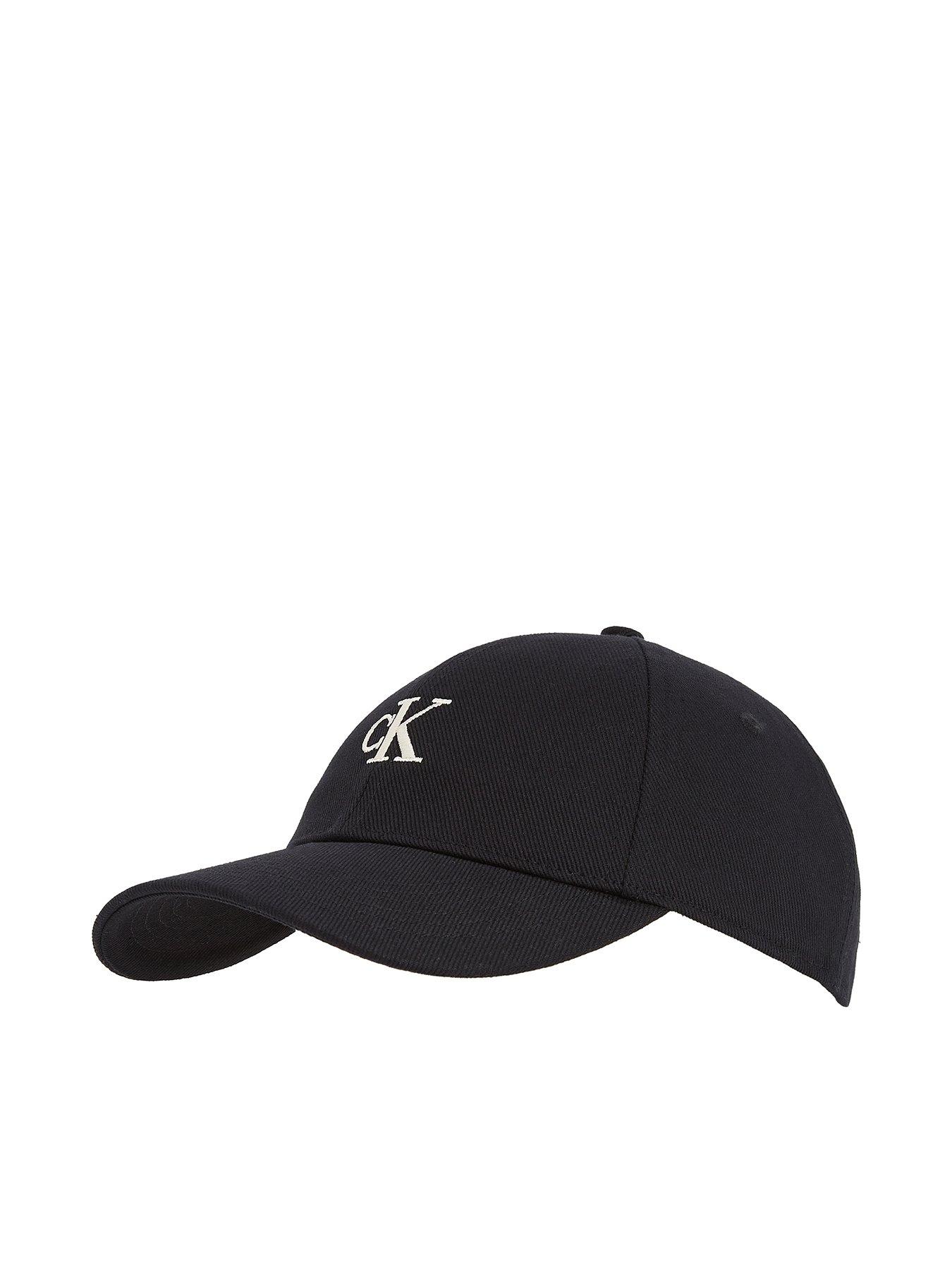 undefined Embroidered Monogram Cap - Black