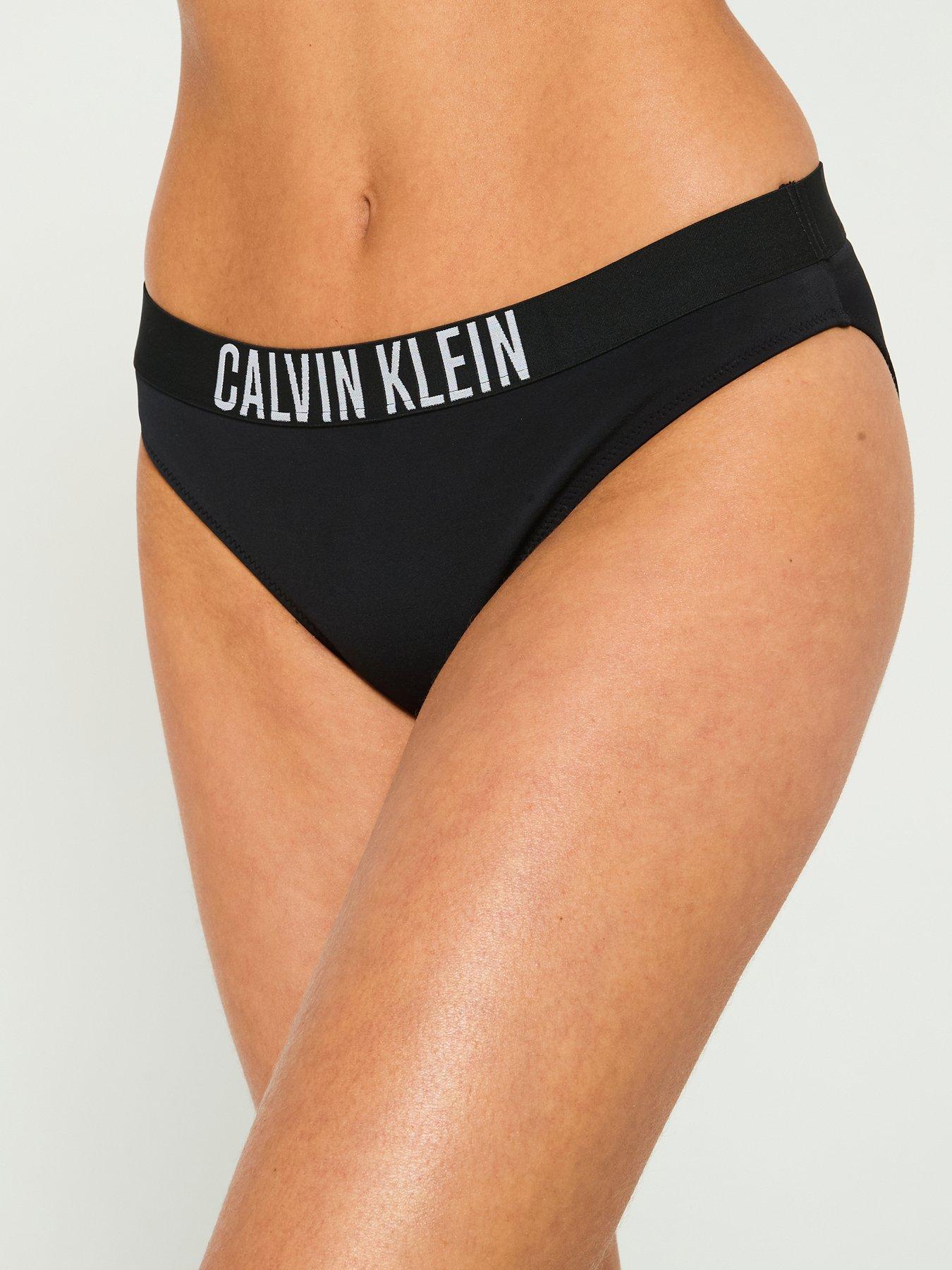 undefined Logo Band Bikini Brief - Black