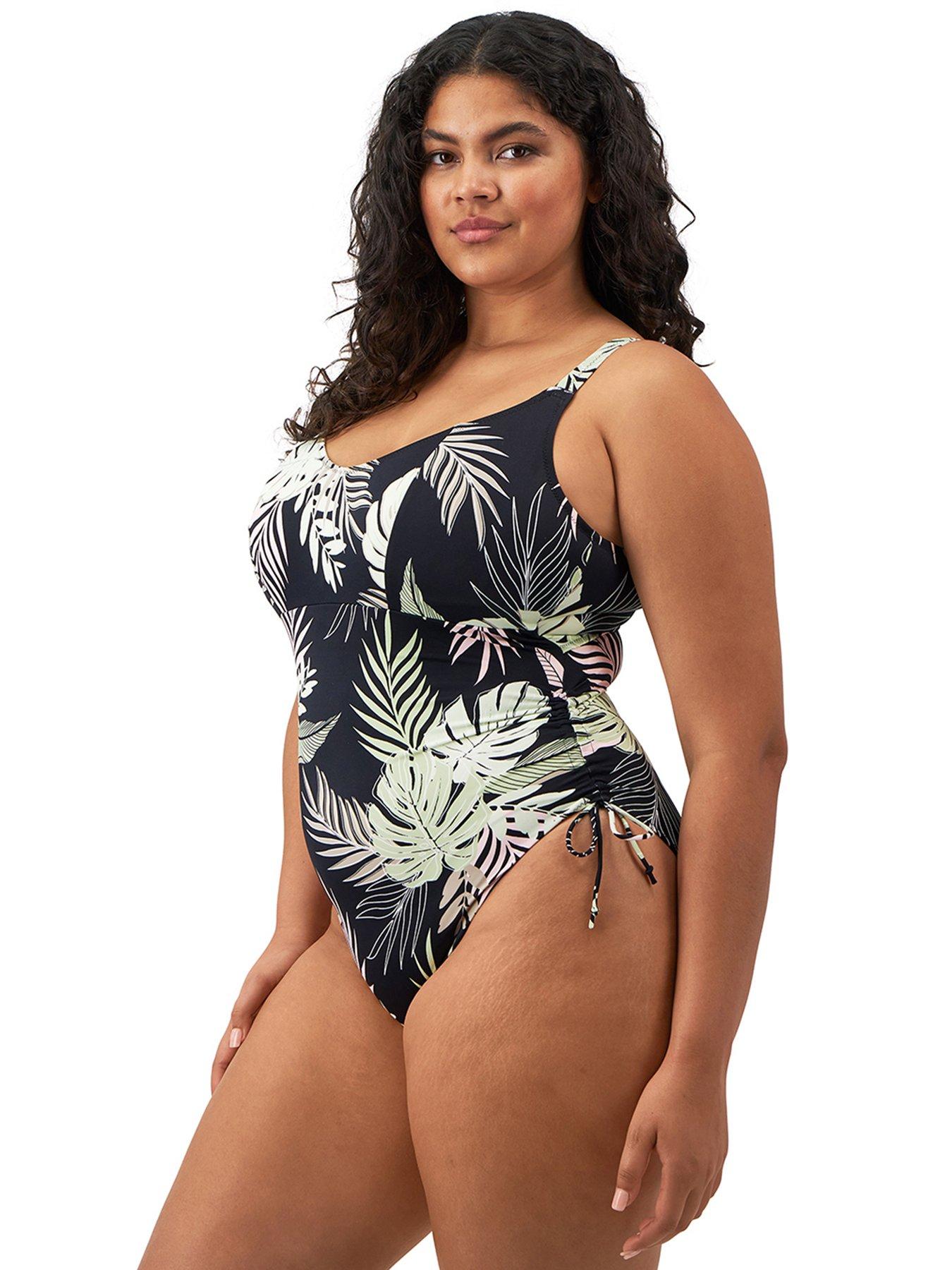 Image 3 of 4 of Elomi Tropical Retreat Non Wired Swimsuit - Multi
