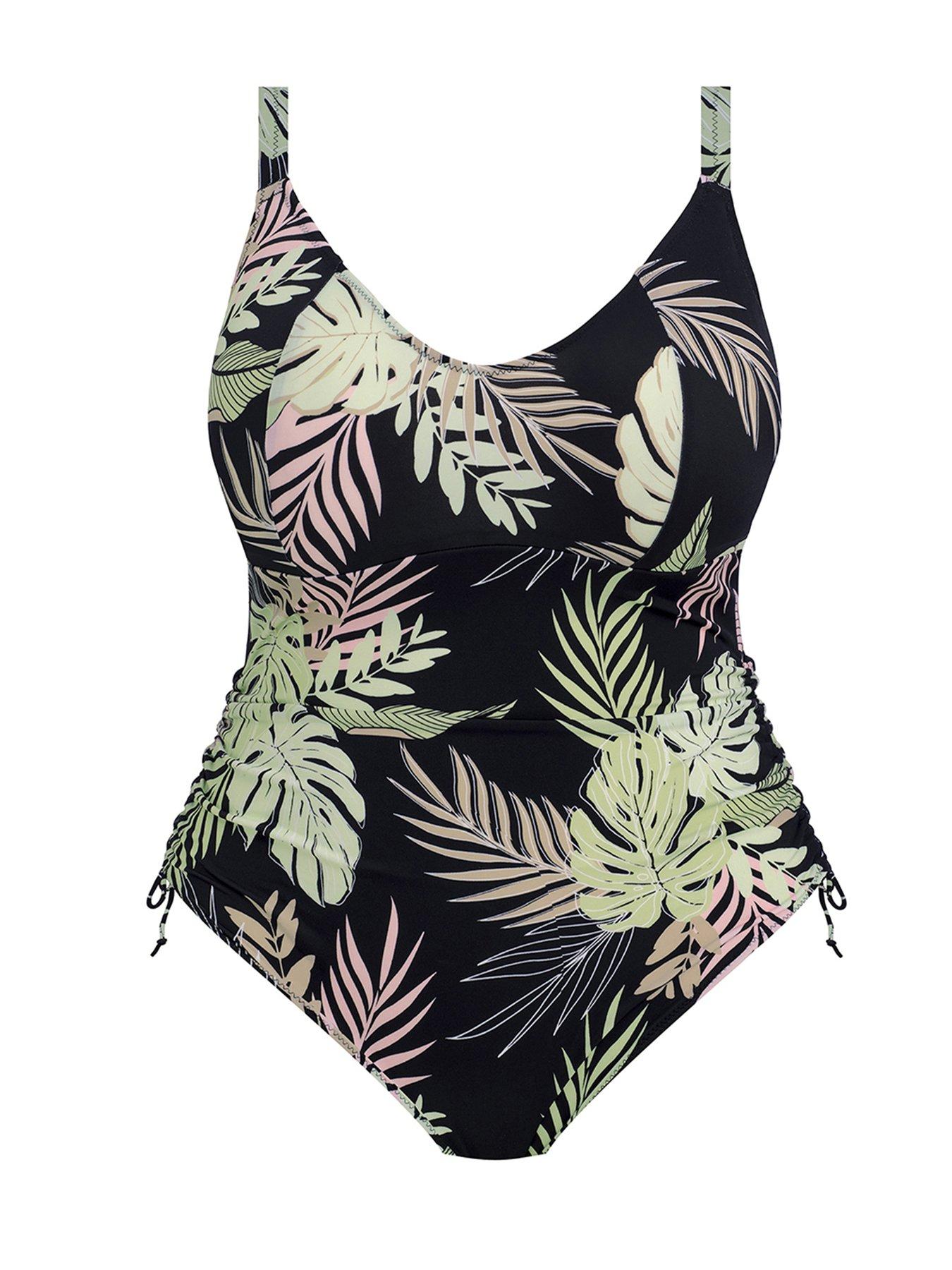 Image 4 of 4 of Elomi Tropical Retreat Non Wired Swimsuit - Multi