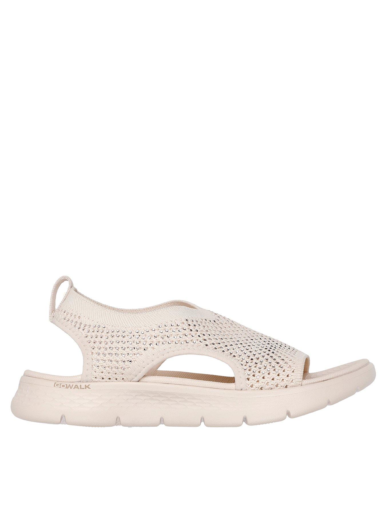undefined Go Walk Flex Sandal - White
