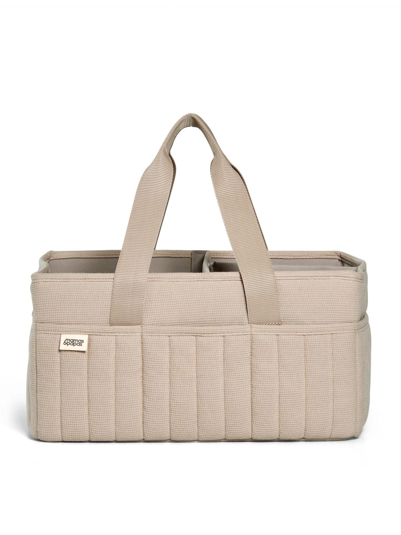 Image 4 of 7 of Mamas & Papas Nappy Caddy - Neutral Waffle