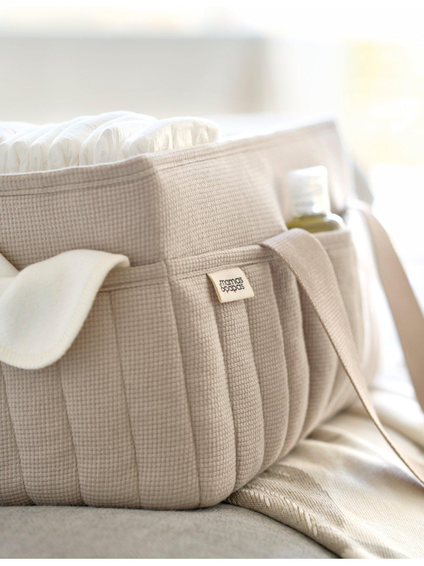 Image 5 of 7 of Mamas & Papas Nappy Caddy - Neutral Waffle