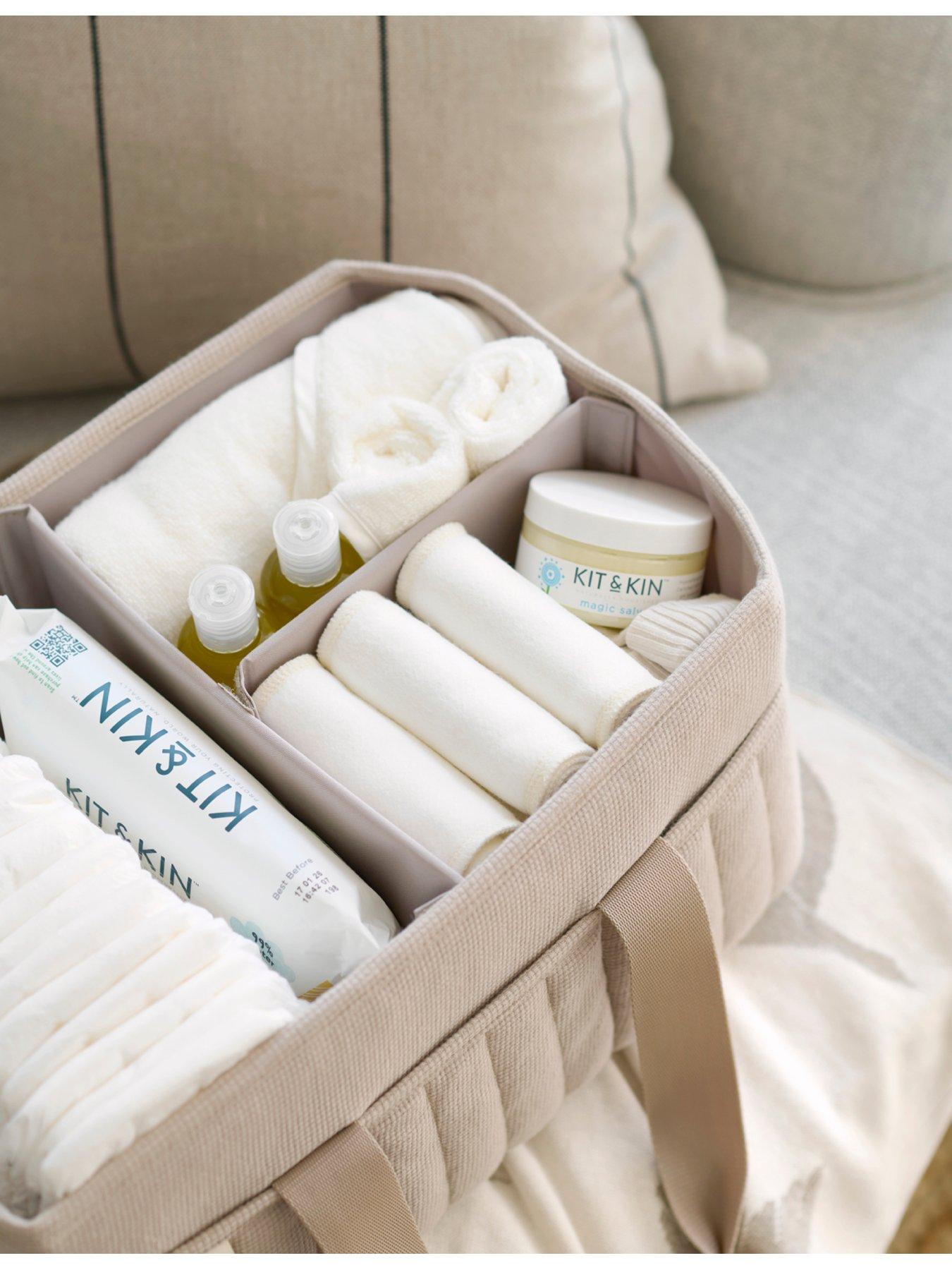 Image 6 of 7 of Mamas & Papas Nappy Caddy - Neutral Waffle
