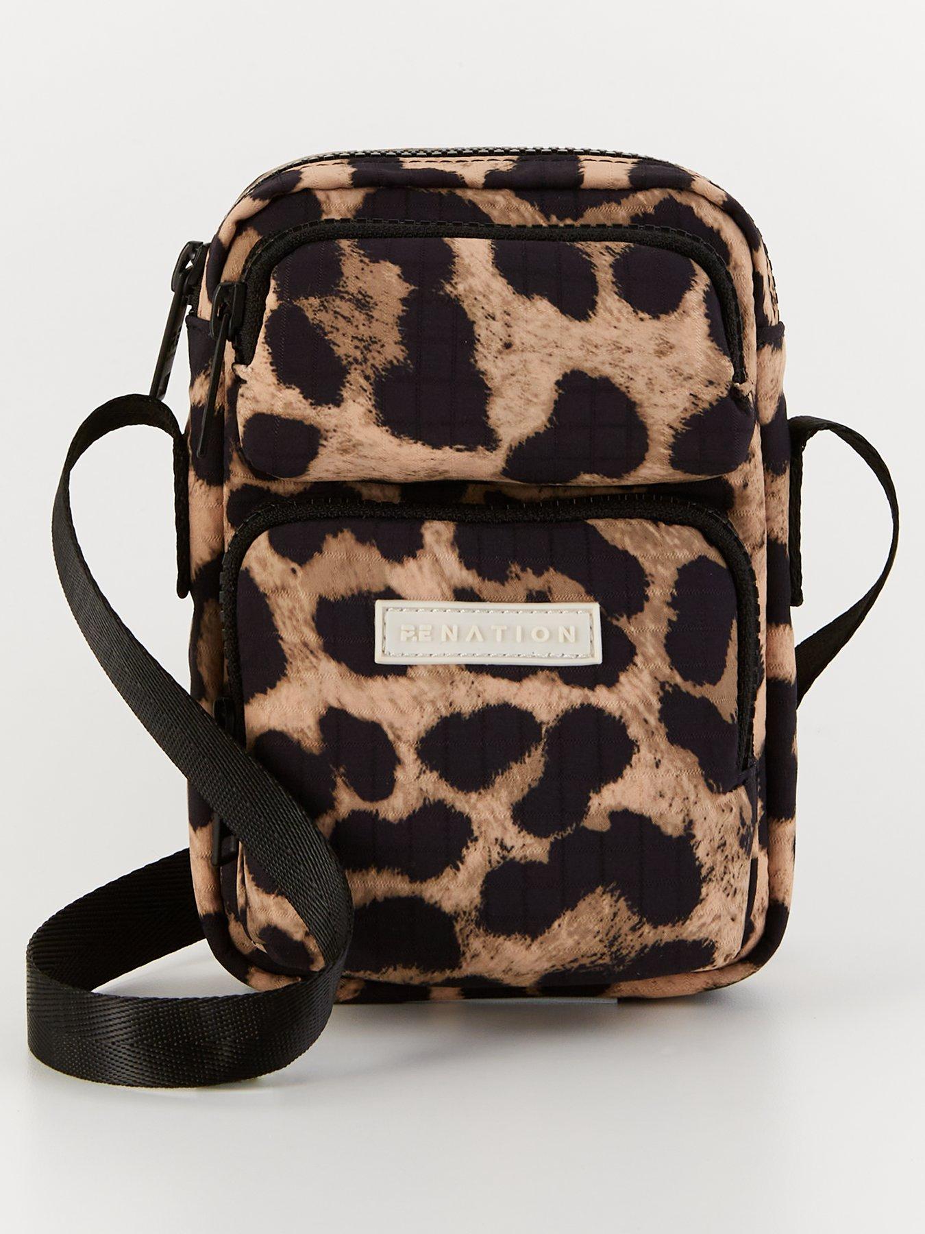 Image 2 of 5 of P.E Nation Womens Training Stella Cross Body Bag - Leopard Print